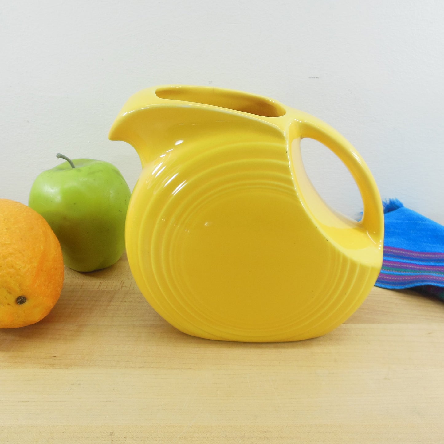 Fiestaware USA Vintage Cheery Yellow Small Juice Pitcher 