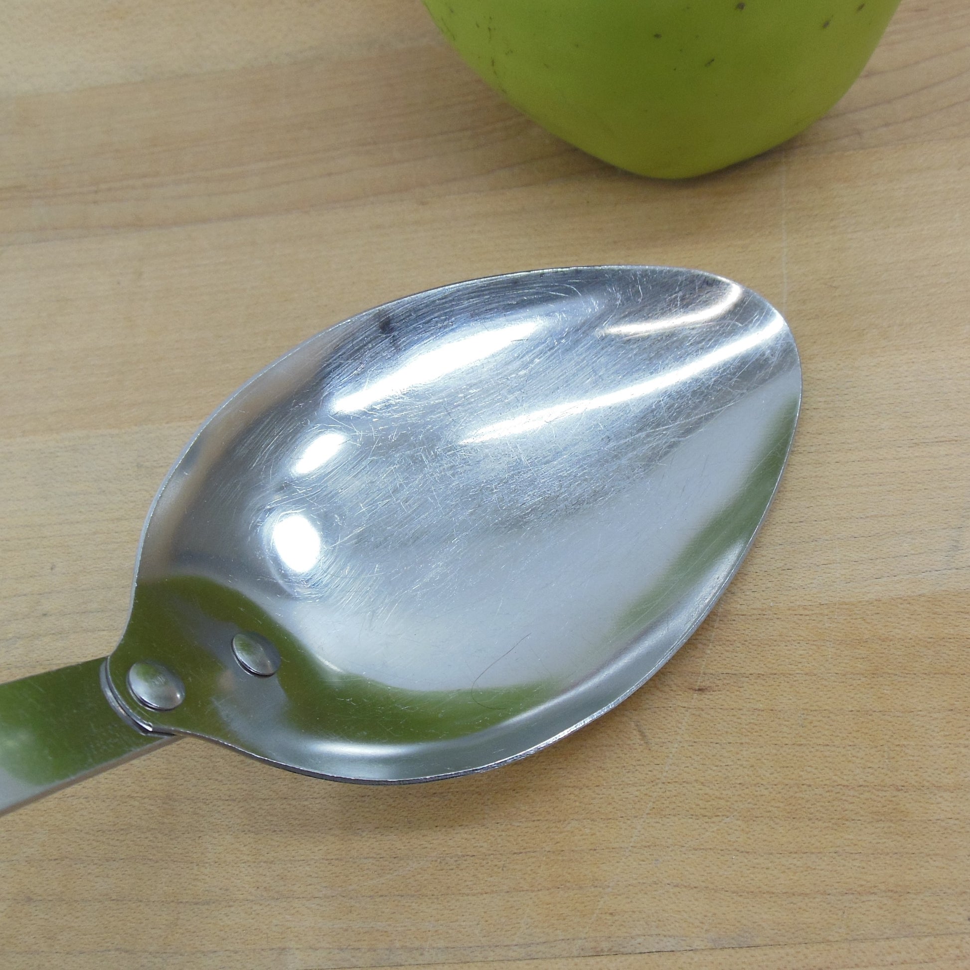 Ekco Flint USA Stainless Basting Kitchen Spoon - Black #1913 Vintage