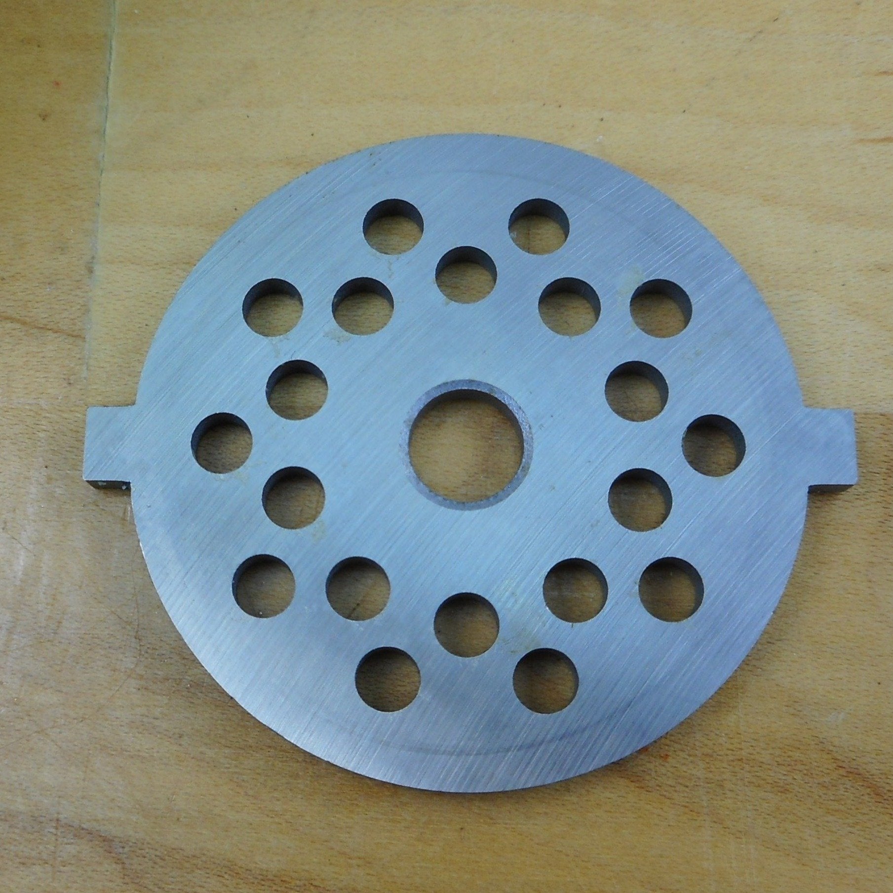 KitchenAid Mixer FGA Attachment New Replacement Part - Fine Grinding Plate - Food/Meat Grinder - 