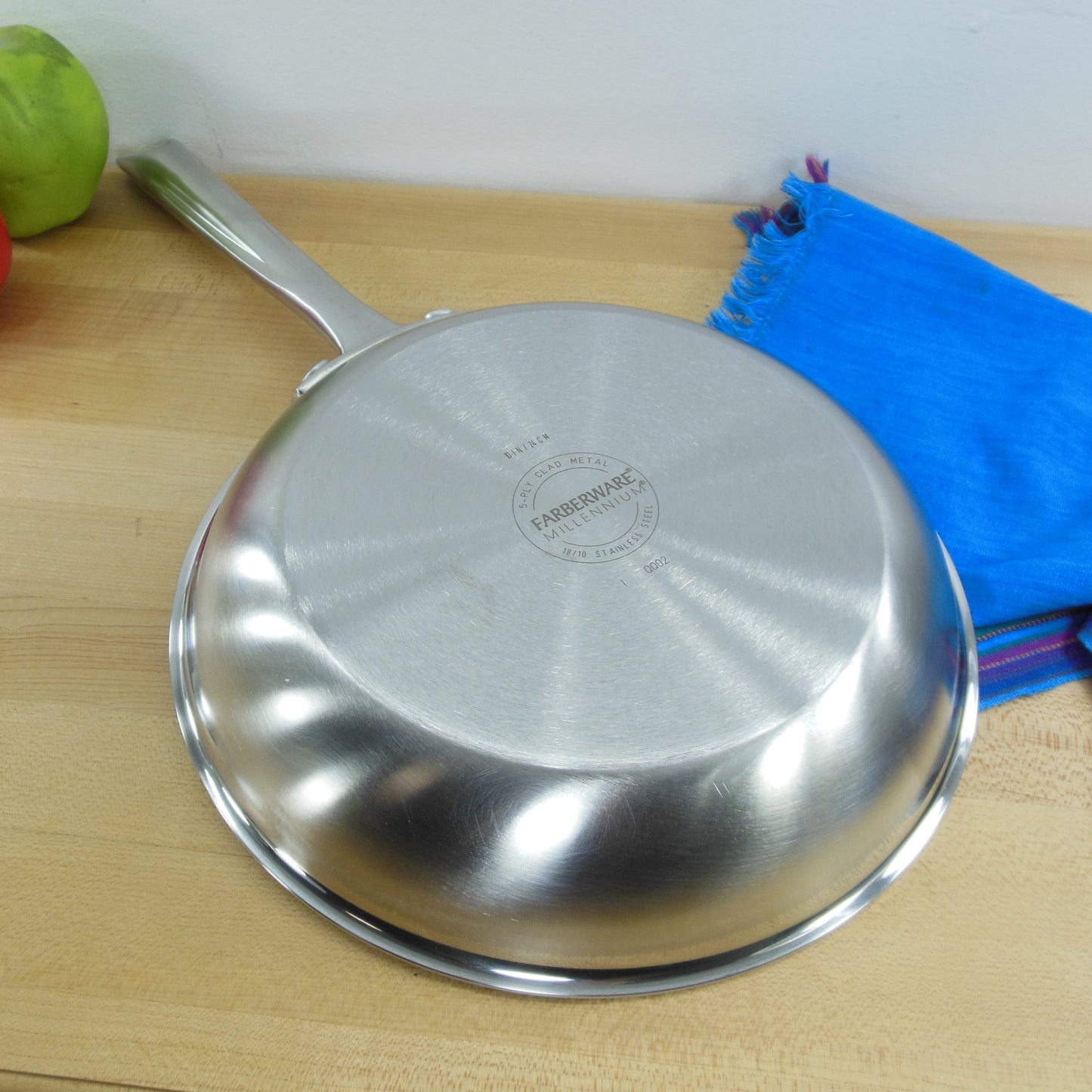 Farberware Millennium 18/10 Stainless 5 Ply Clad 10" Fry Pan Skillet used