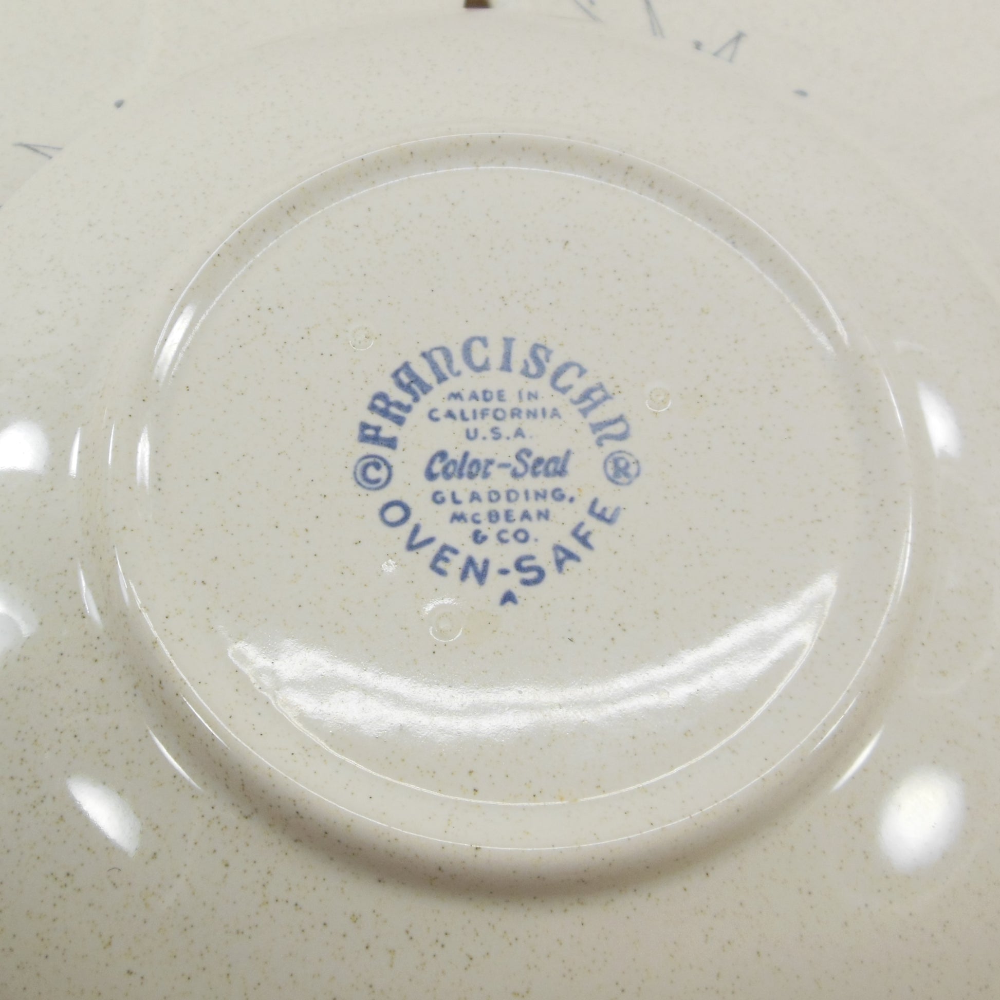 Franciscan Atomic Starburst Vintage - 3 Saucers Color-Seal used
