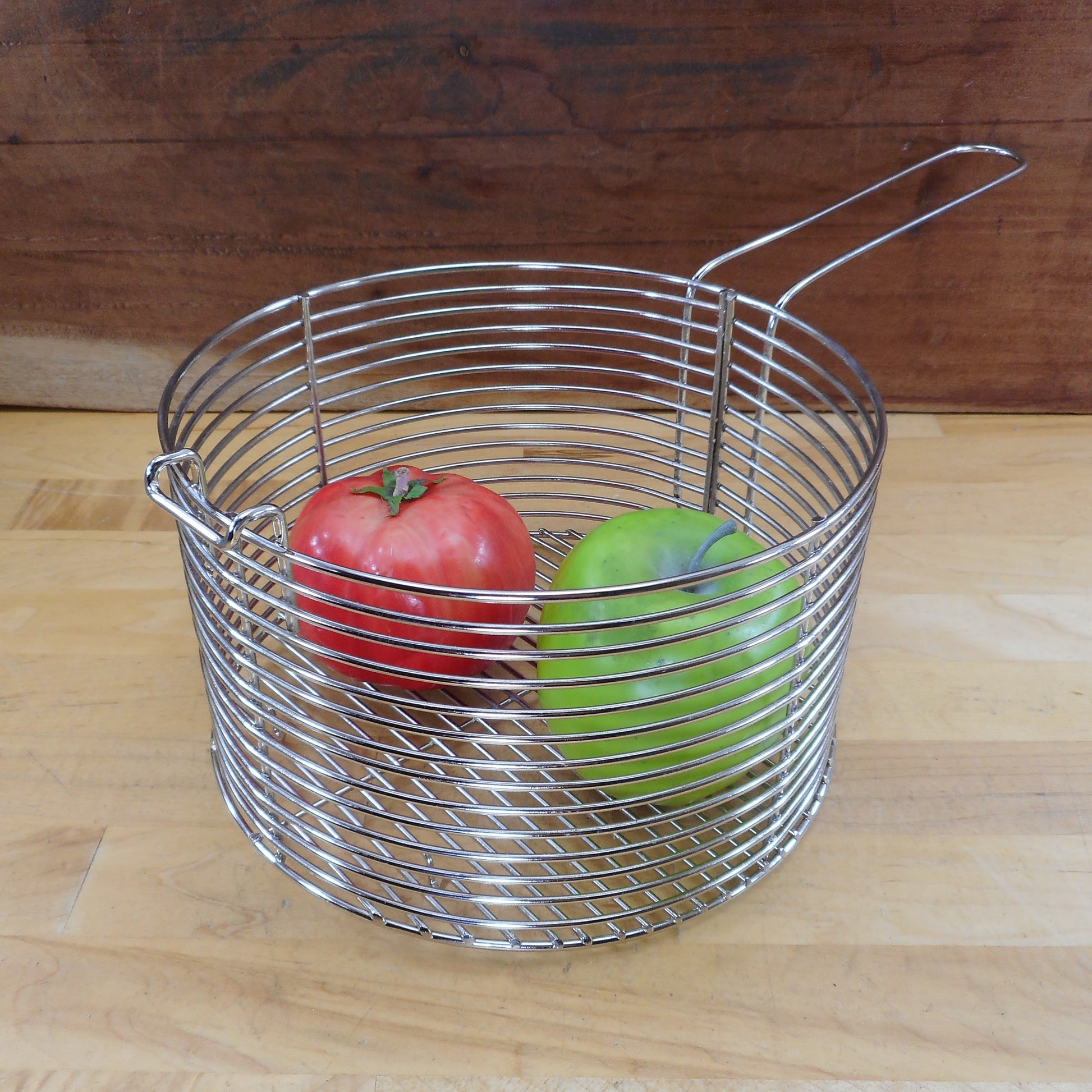 Fry Basket 4 Quart Stainless Steel 8" Round