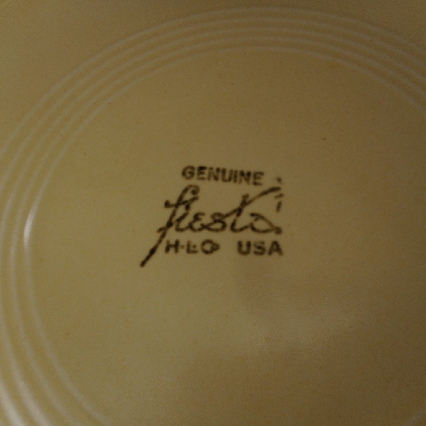 Fiestaware Genuine 14" Chop Plate Round Platter - Ivory Orange Splatter - Olde Kitchen & Home