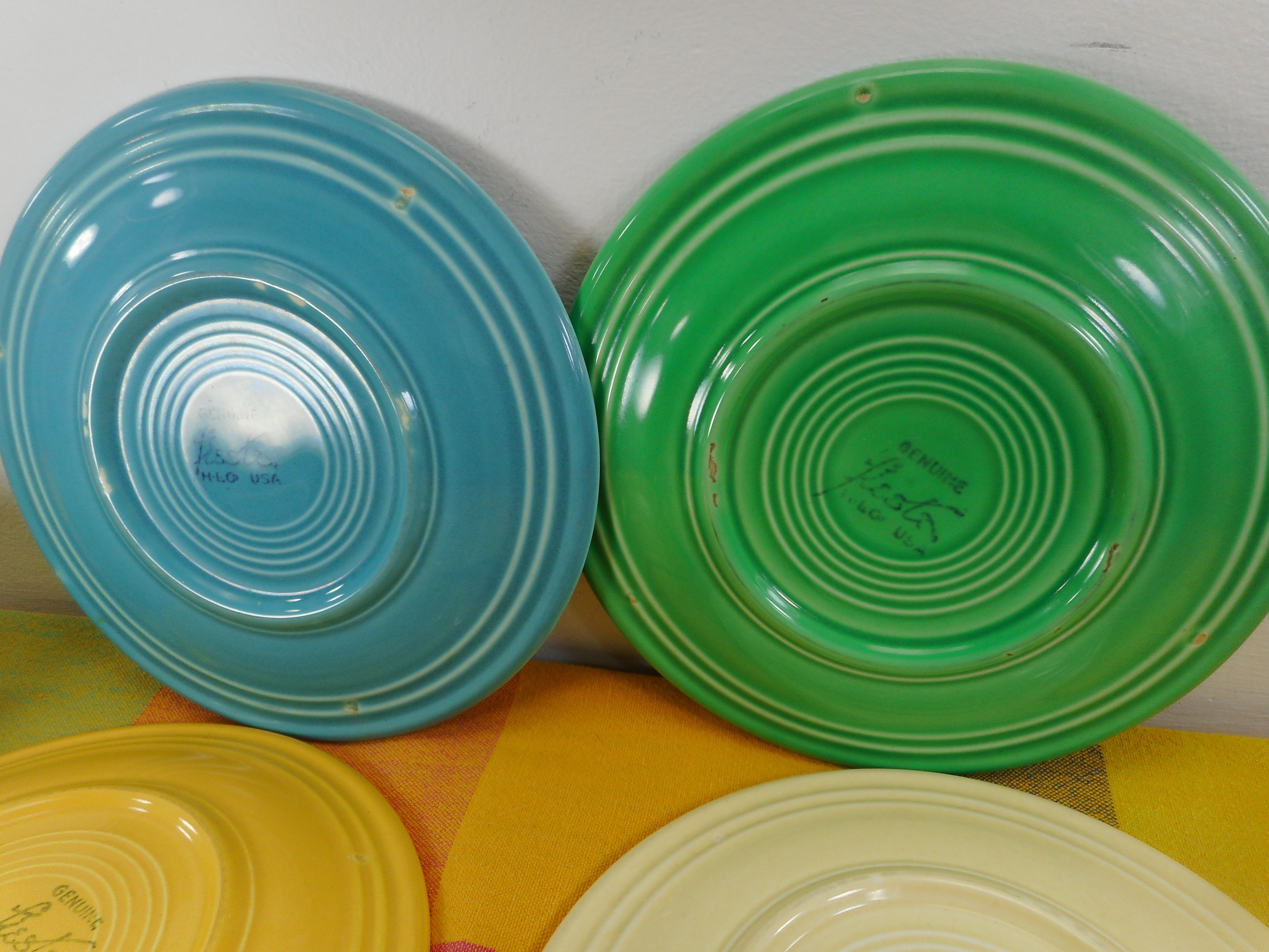 Vintage fiesta 2024 ware plates