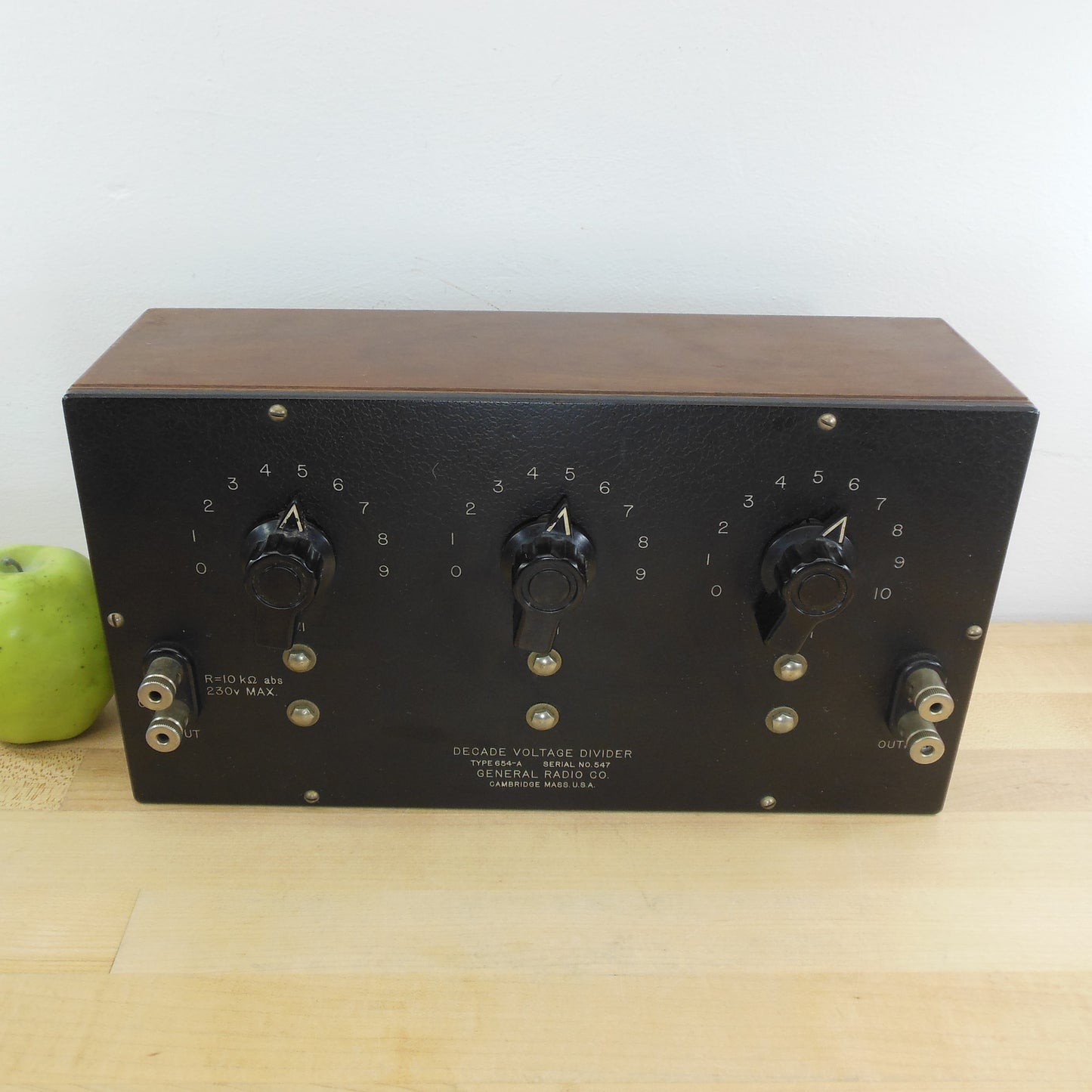 General Radio Co. Decade Voltage Divider 654-A Untested