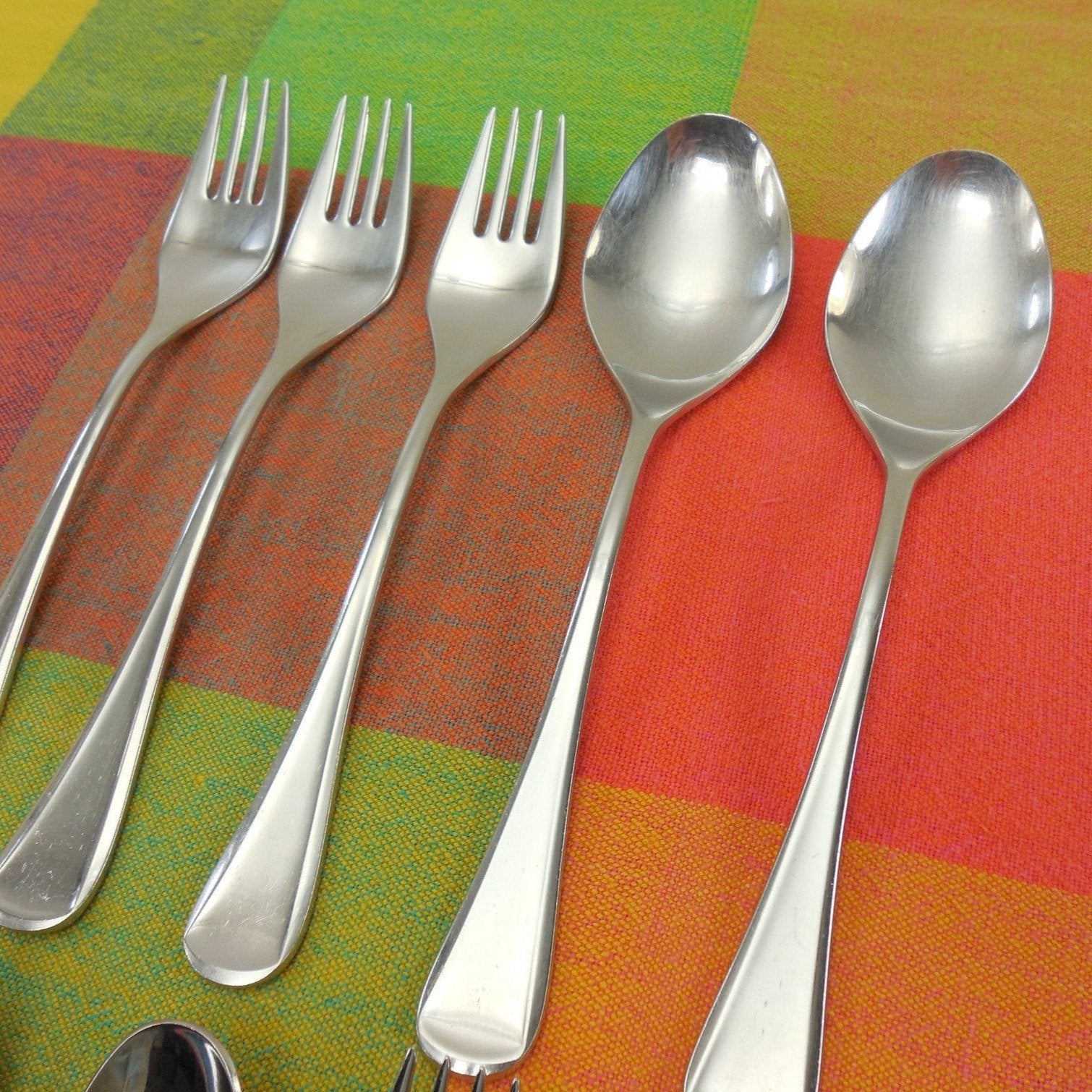 MCM 10 Lot 18-8 Stainless Germany Herosil? - Original Olympia - Fork place Spoon
