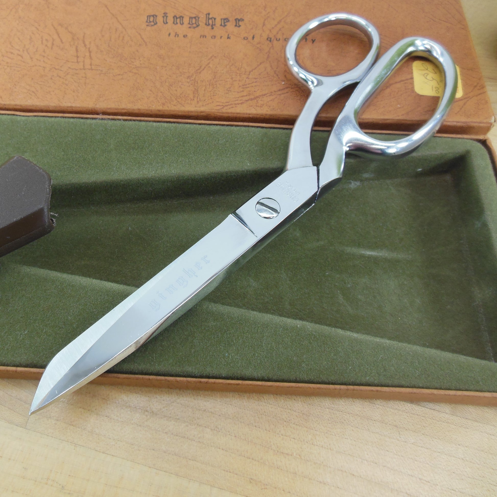 Gingher G-8 Knife Edge Scissors Shears In Box Vintage