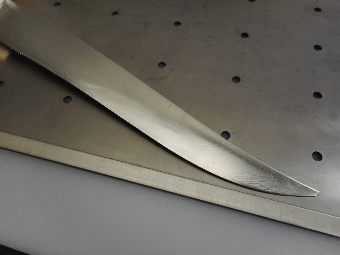 Gorham Shelburne Silverplate 14.5" Carving Knife Stainless Blade