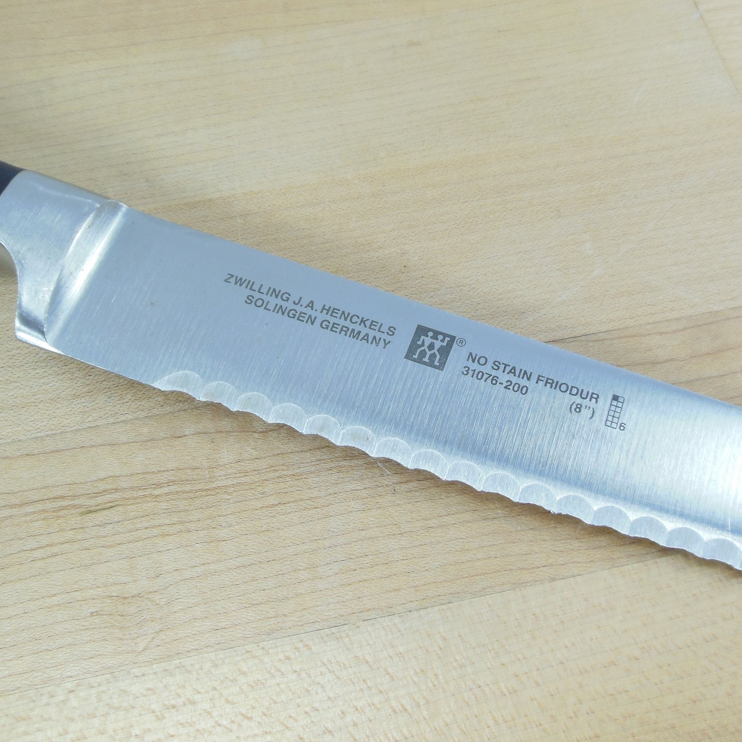 J.A. Henckels Germany 8" Serrated Bread Slicer Knife 31076-200mm Solingen