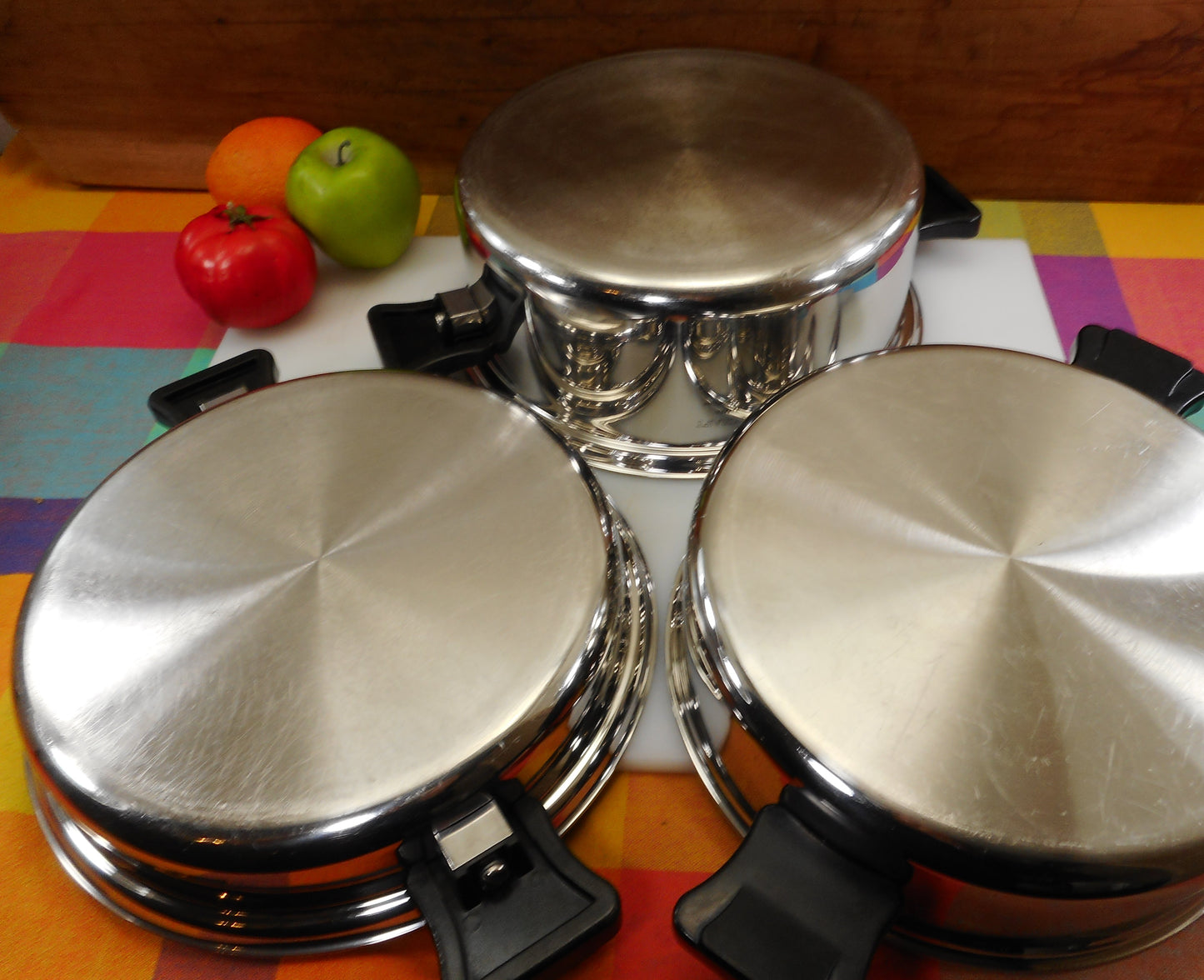 Health Craft Cookware Tampa Fl - 4 Piece Set - 6 Quart Stock Pot & 10" Saute Pan Vintage