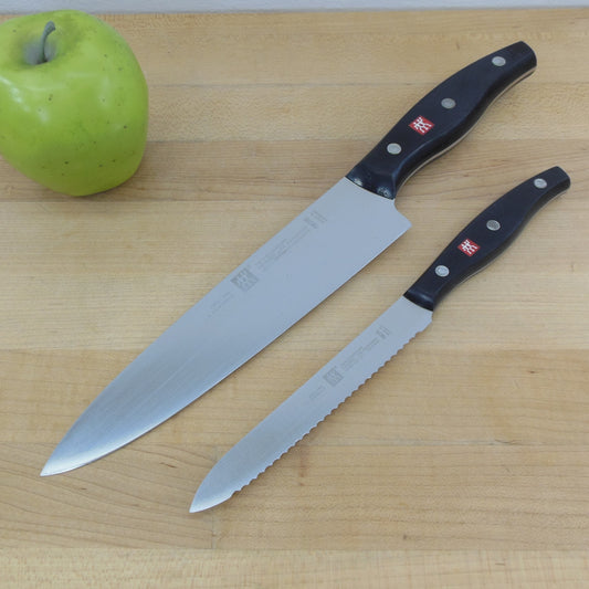 J.A. Henckels Germany Twin Signature 8" Chef & 5" Serrated Utility Knife