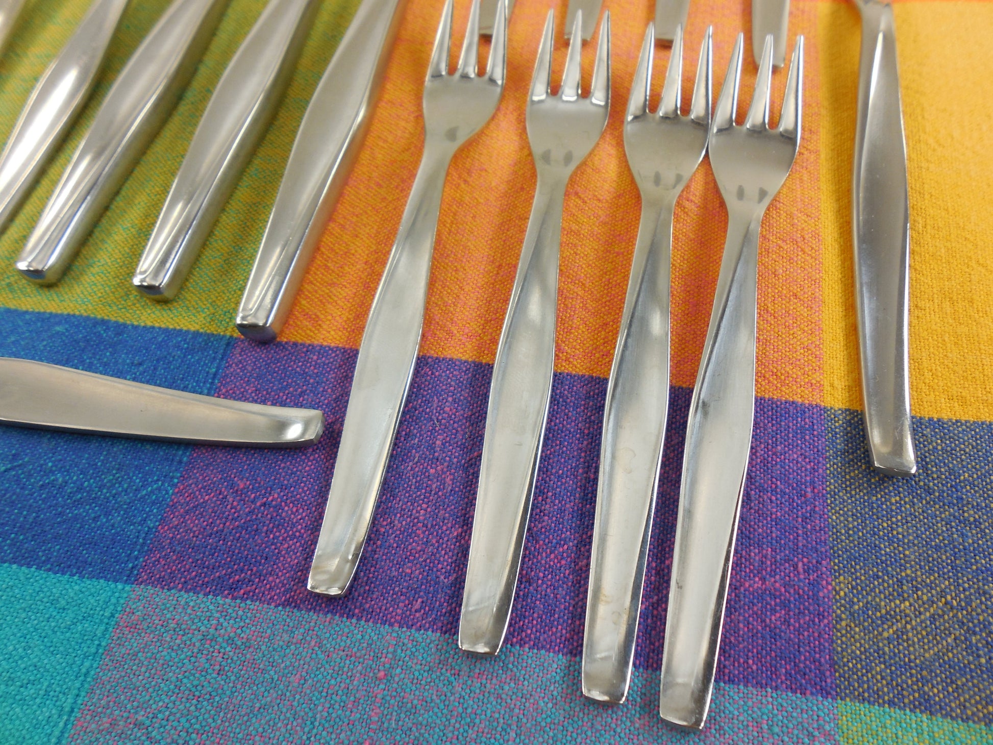 Herbert Gosebrink HGS Solingen Germany - Modern Flatware Lot Stainless Knife Fork Spoon forks