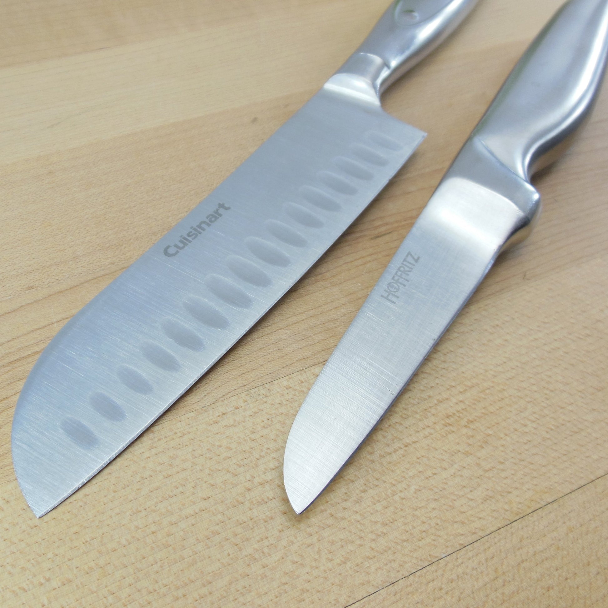 Cuisinart 5" Santoku or Hoffritz 3" Paring Knife Stainless Handles - Your Choice used