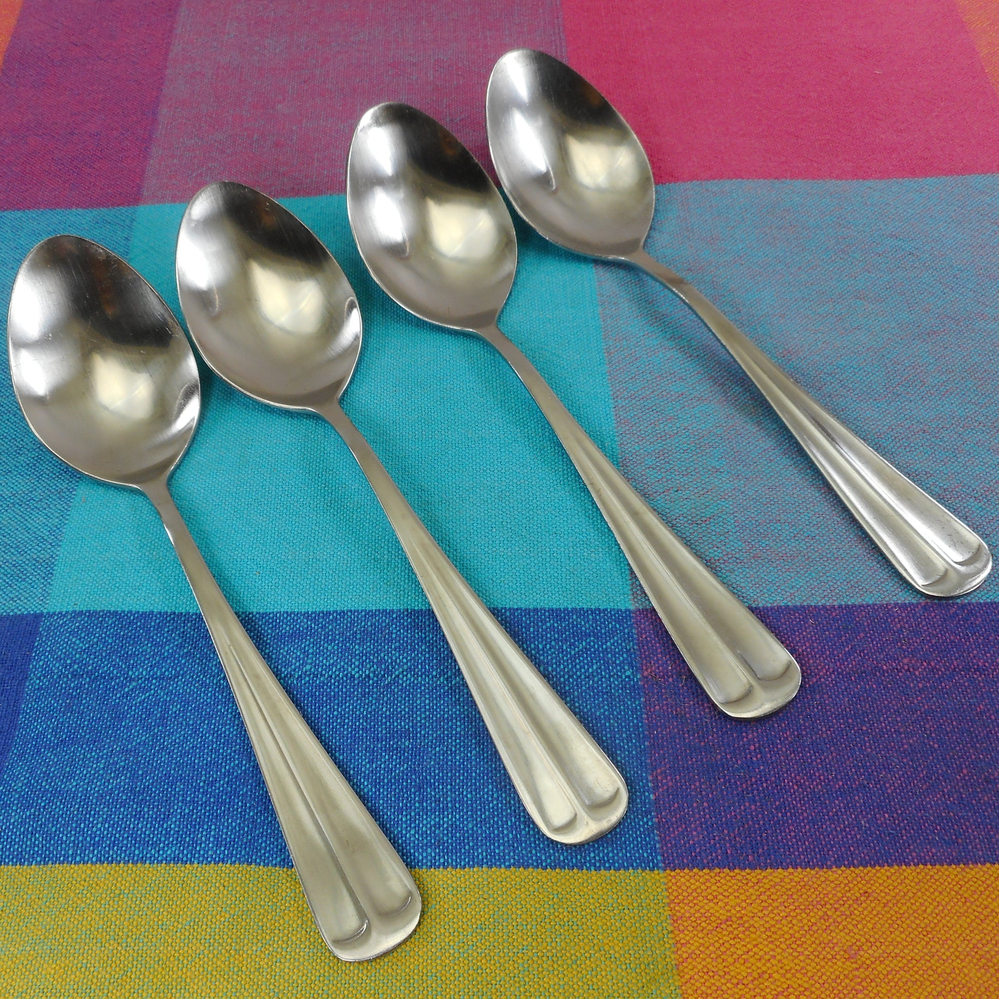 International Silver Gran Royal China Stainless Flatware - 4 Set Place Spoons