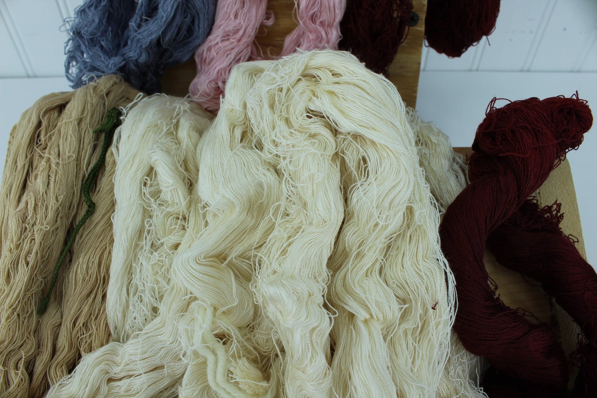 Africa Cotton Yarn Thread DIY Crafts Rag Doll Hair Misc Crafts Nigeria 1980s Vintge New beige