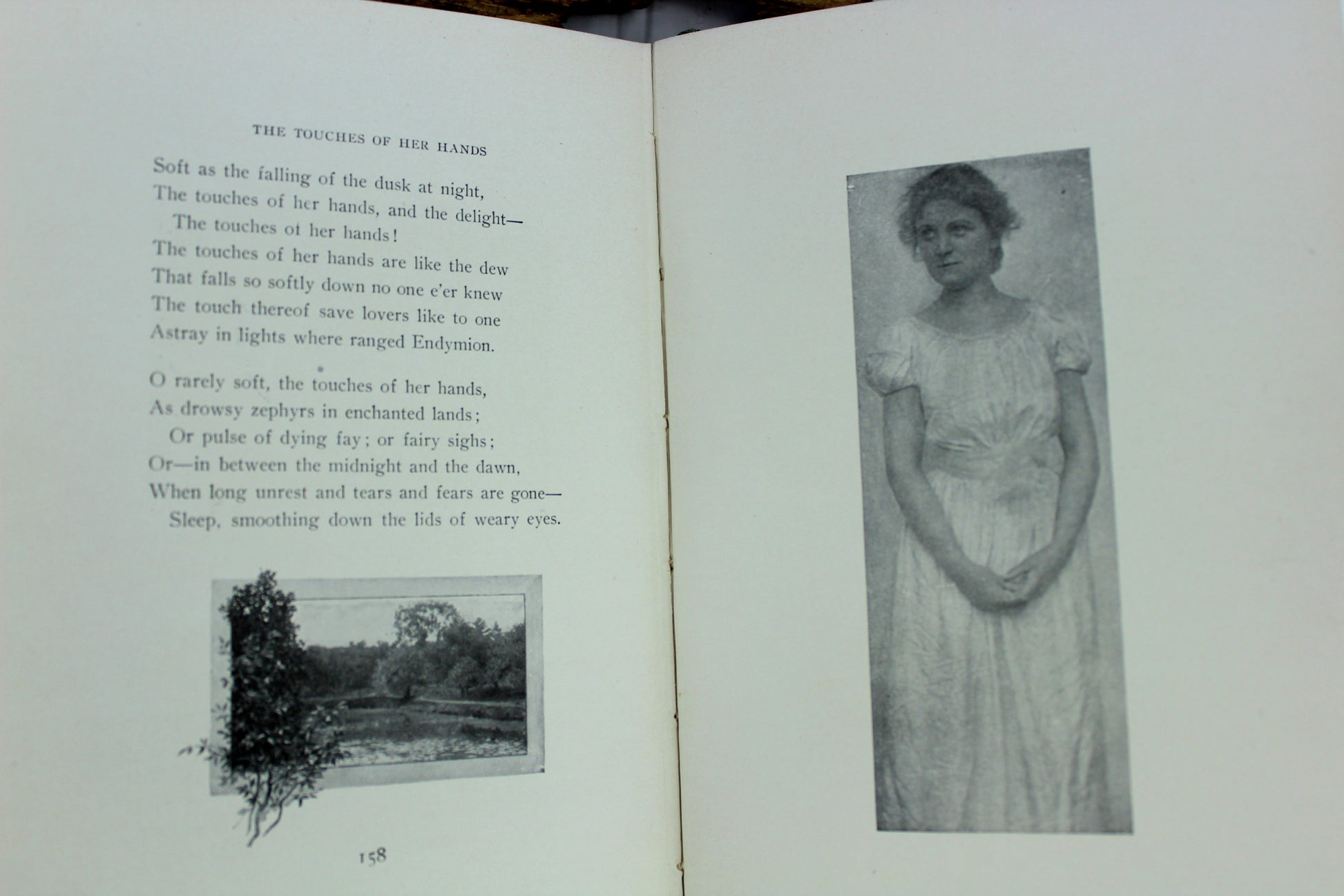 Antique Book Riley Love Lyrics James Whitcomb Riley With Female Illustrations touches of her hands