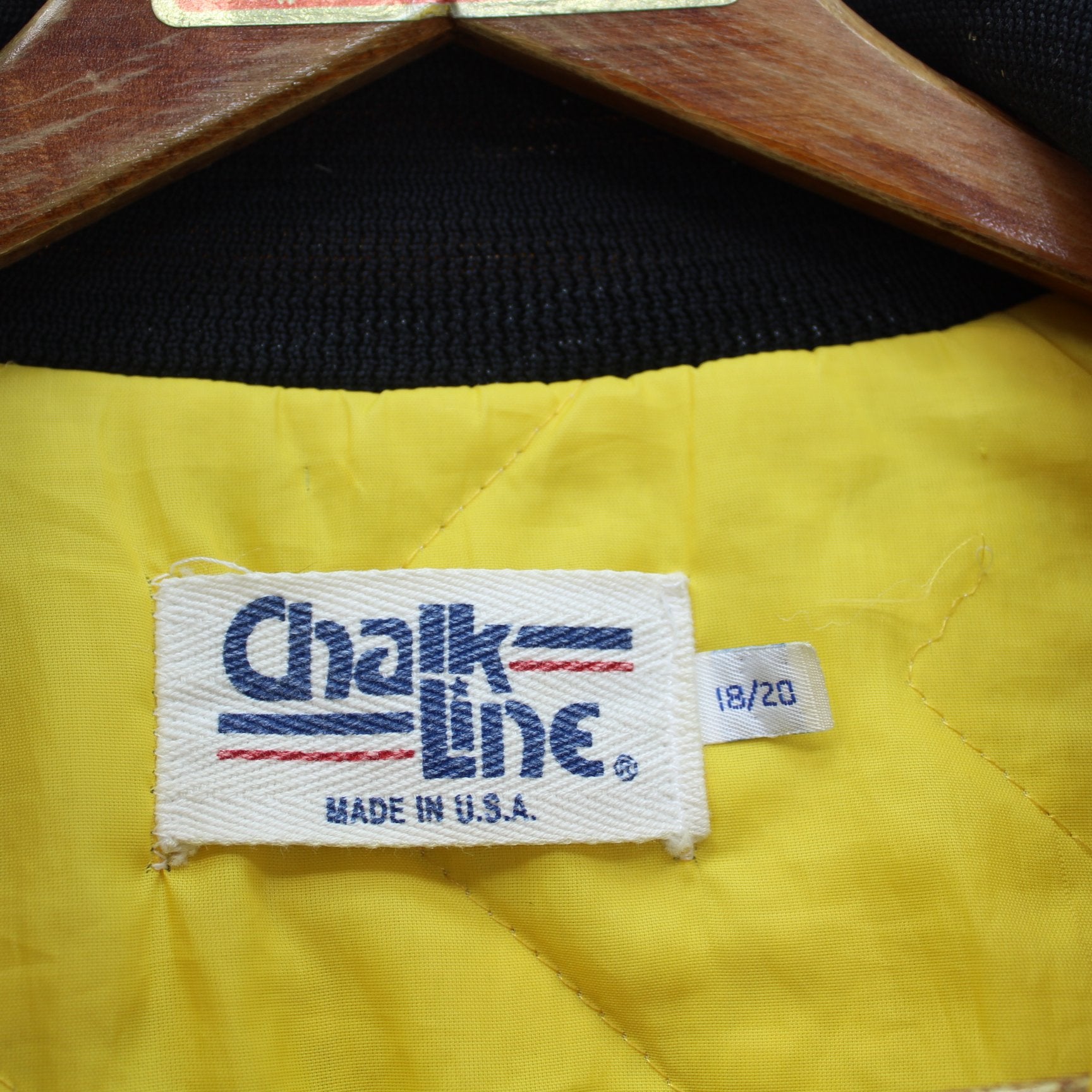 Steelers NFL Nylon Warm Up Jacket Size 18/20 Small Maker Chalk Line USA Collectible maker tag chalk line usa