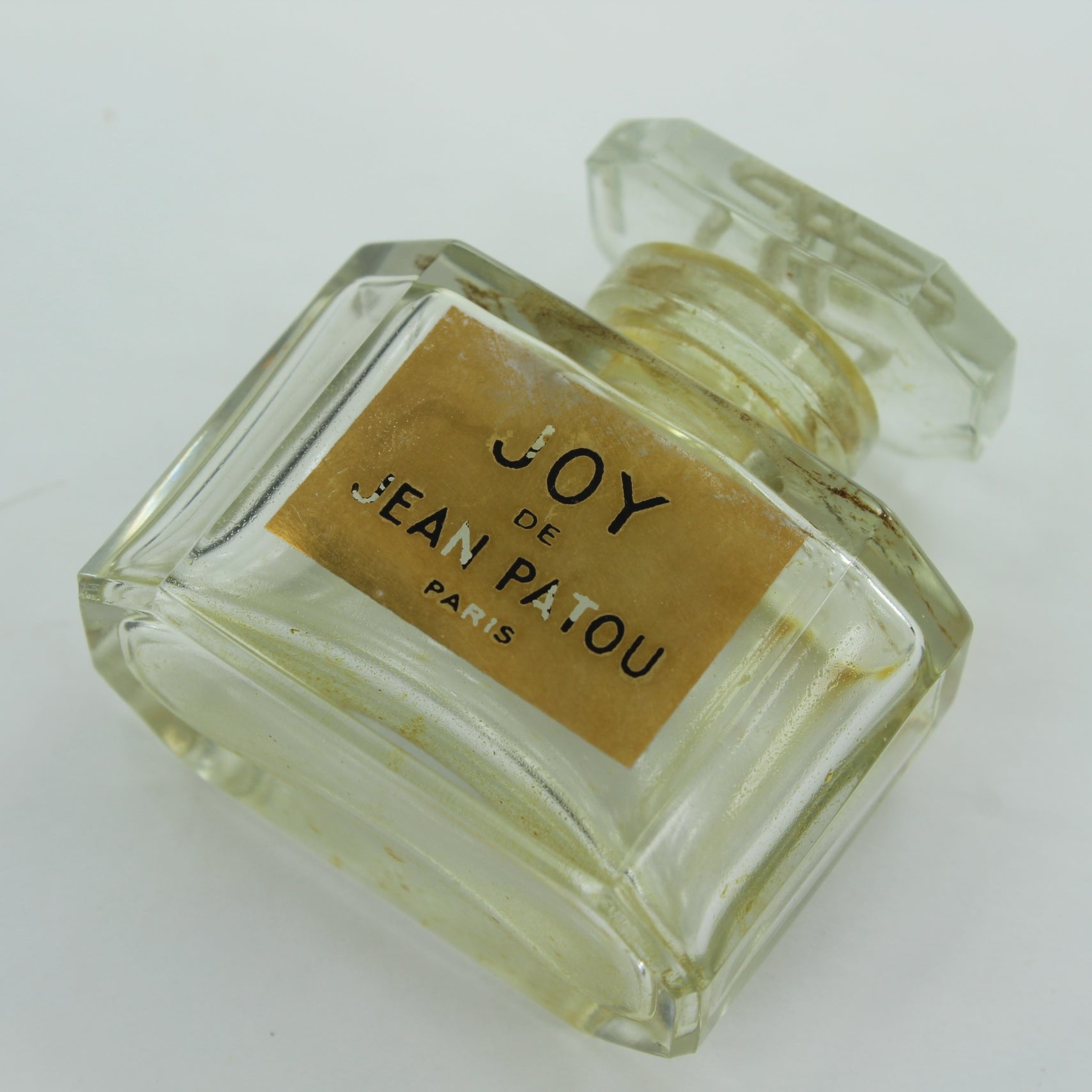 Jean Patou Joy Vintage Empty Bottle in Box Louis Sue Design Baccarat Crystal  louis sue design