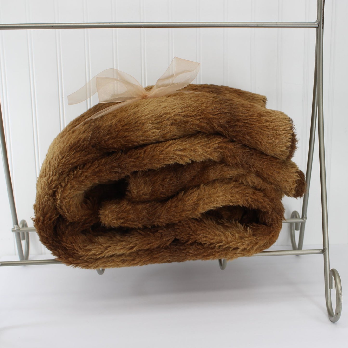 Antique Alpaca Wool Blanket Abercrombie Fitch Handsome Shades Brown great gift for yourself