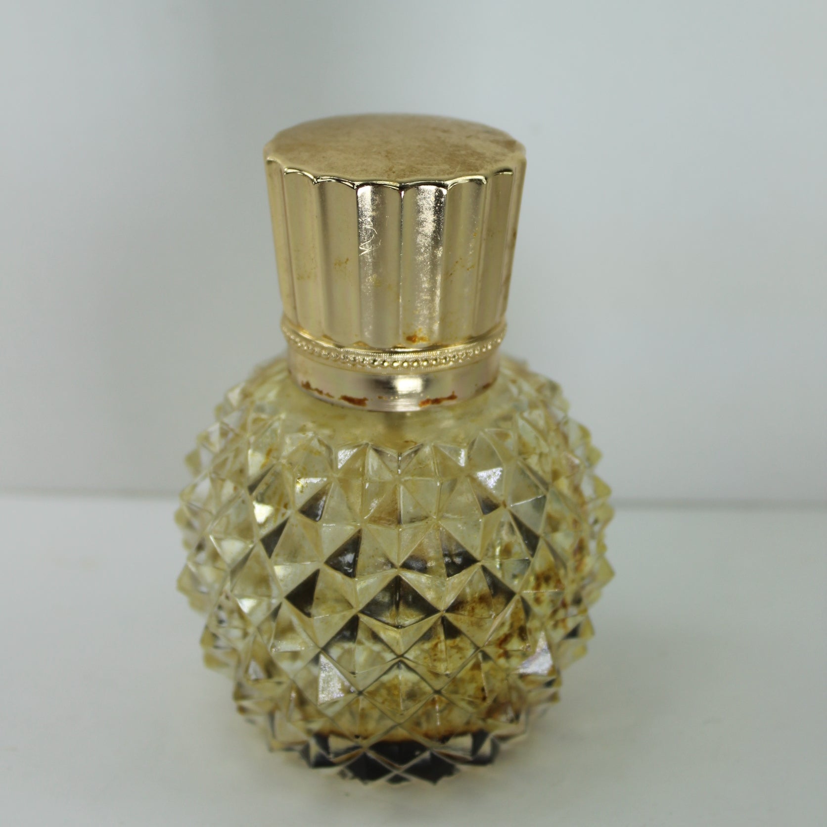 Vintage Before 1968 Marcel Franck Hobnail Perfume Bottle Empty