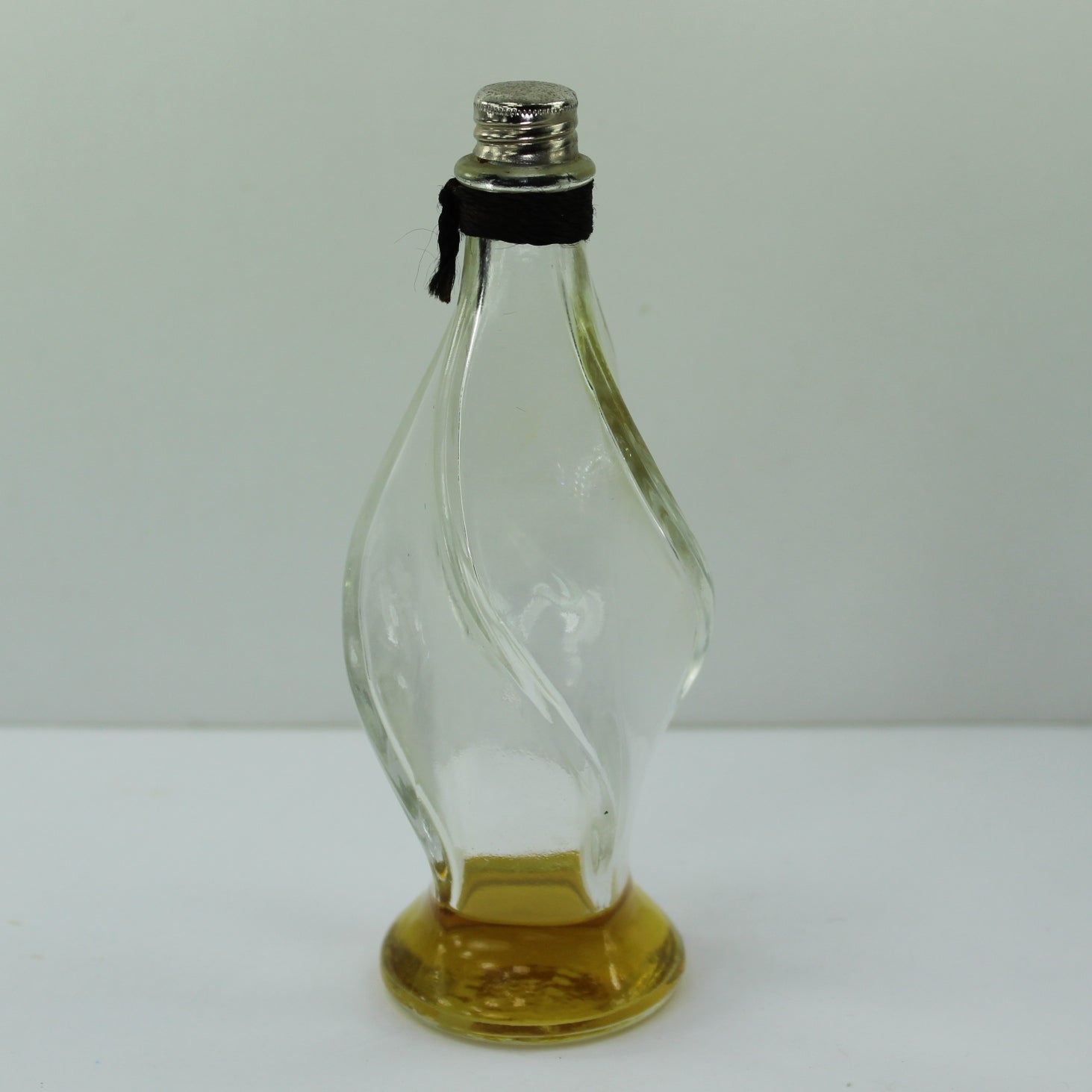 Vintage D'Orsay Divine Swirl Metal Cap Dummy Factice Perfume Bottle