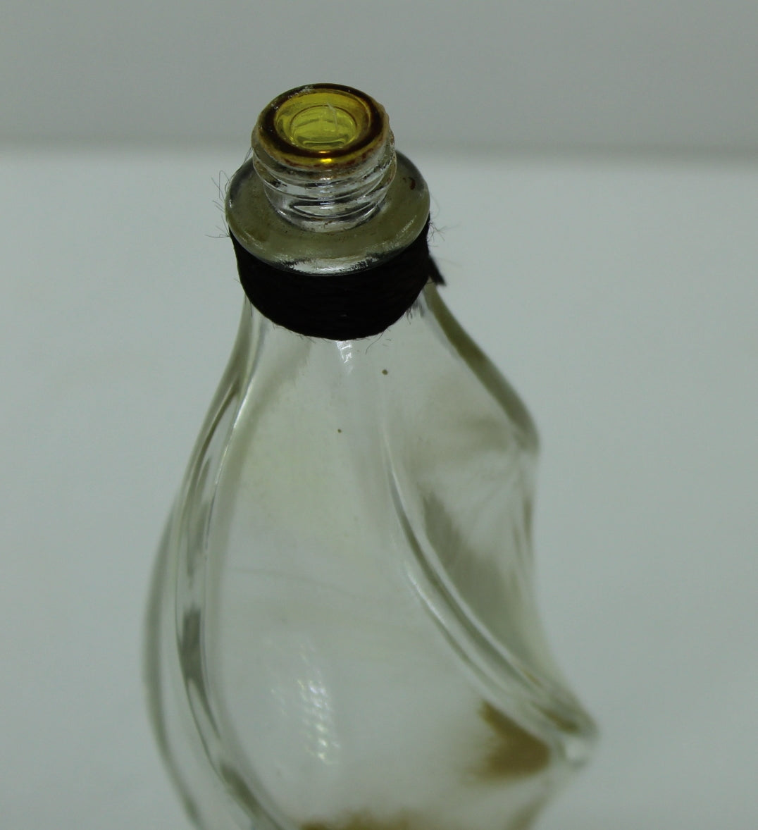 Vintage D'Orsay Divine Swirl Metal Cap Dummy Factice Perfume Bottle silver color screw cap