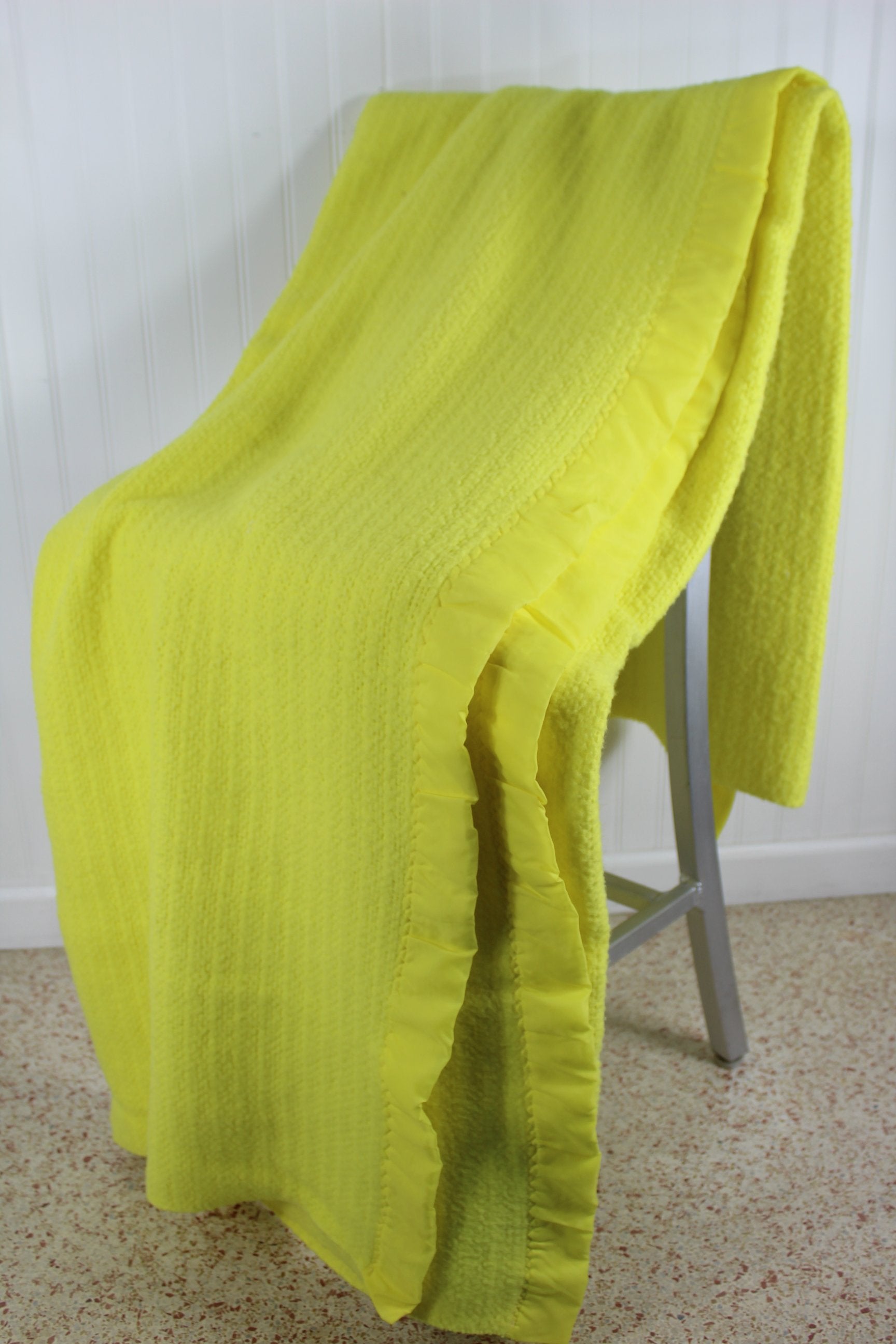 Neon discount yellow blanket