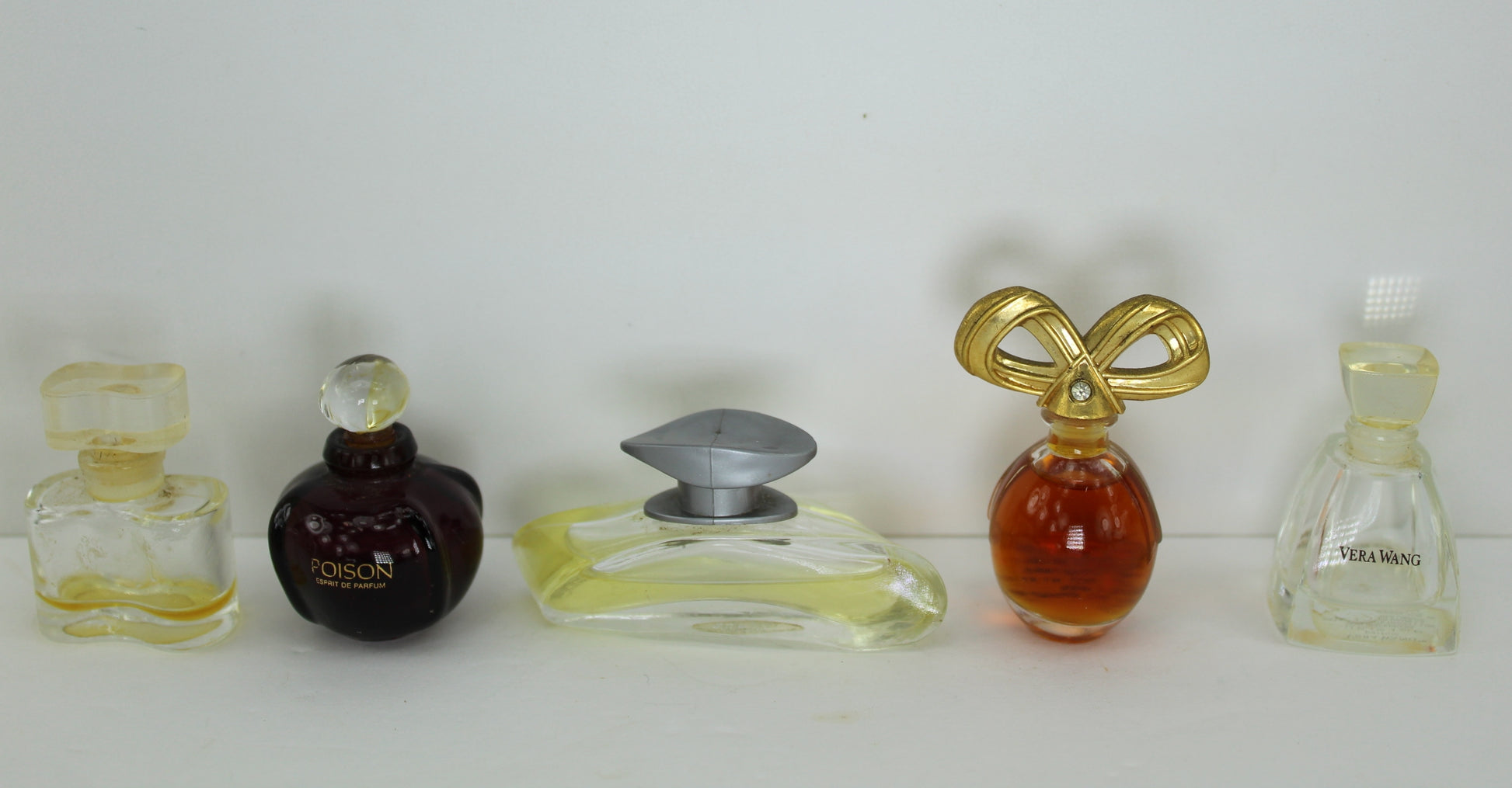 Vintage 42 Designer Perfume Bottles Mini Micro Mino Collection Partial Full bottles included