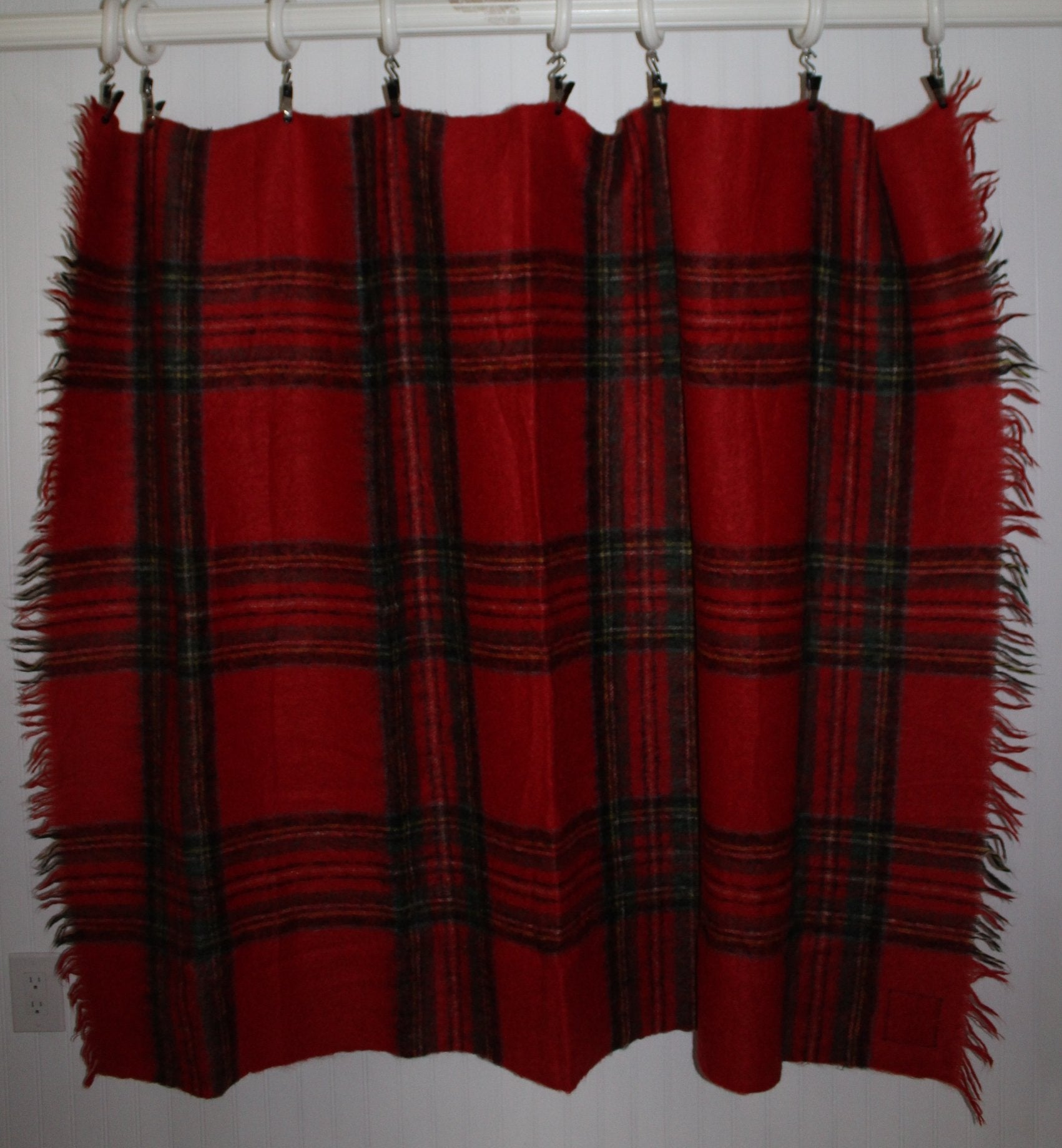 Royal Scot vintage hotsell mohair throw blanket