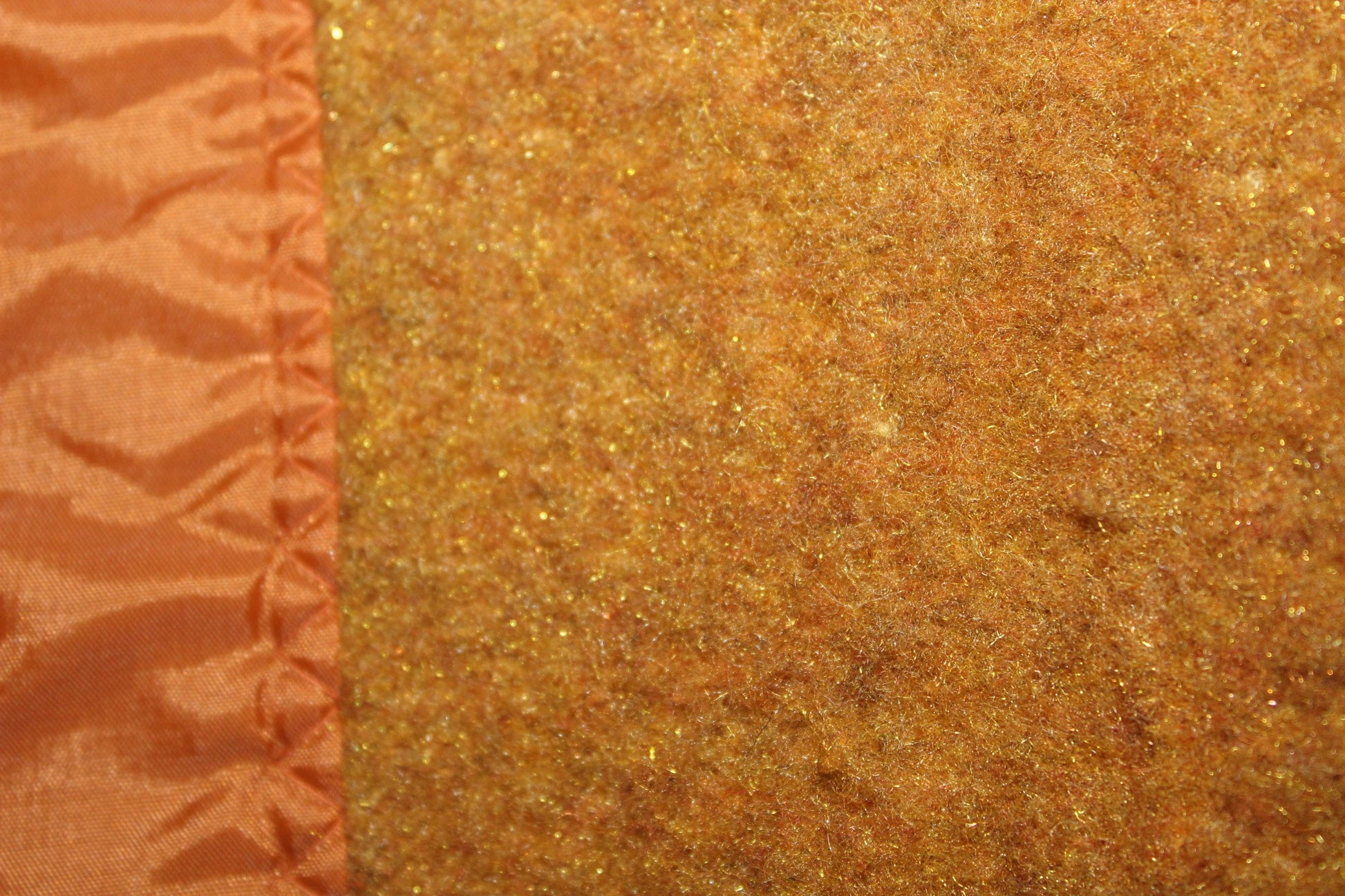 Acrylic Blanket Unused Rare Metallic Highlights burnt Sugar Caramel exotic