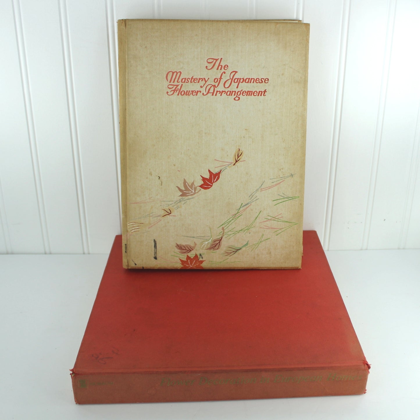 Collection 2 Vintage Books Flower Arranging Mastery Japanese & European Home Floral
