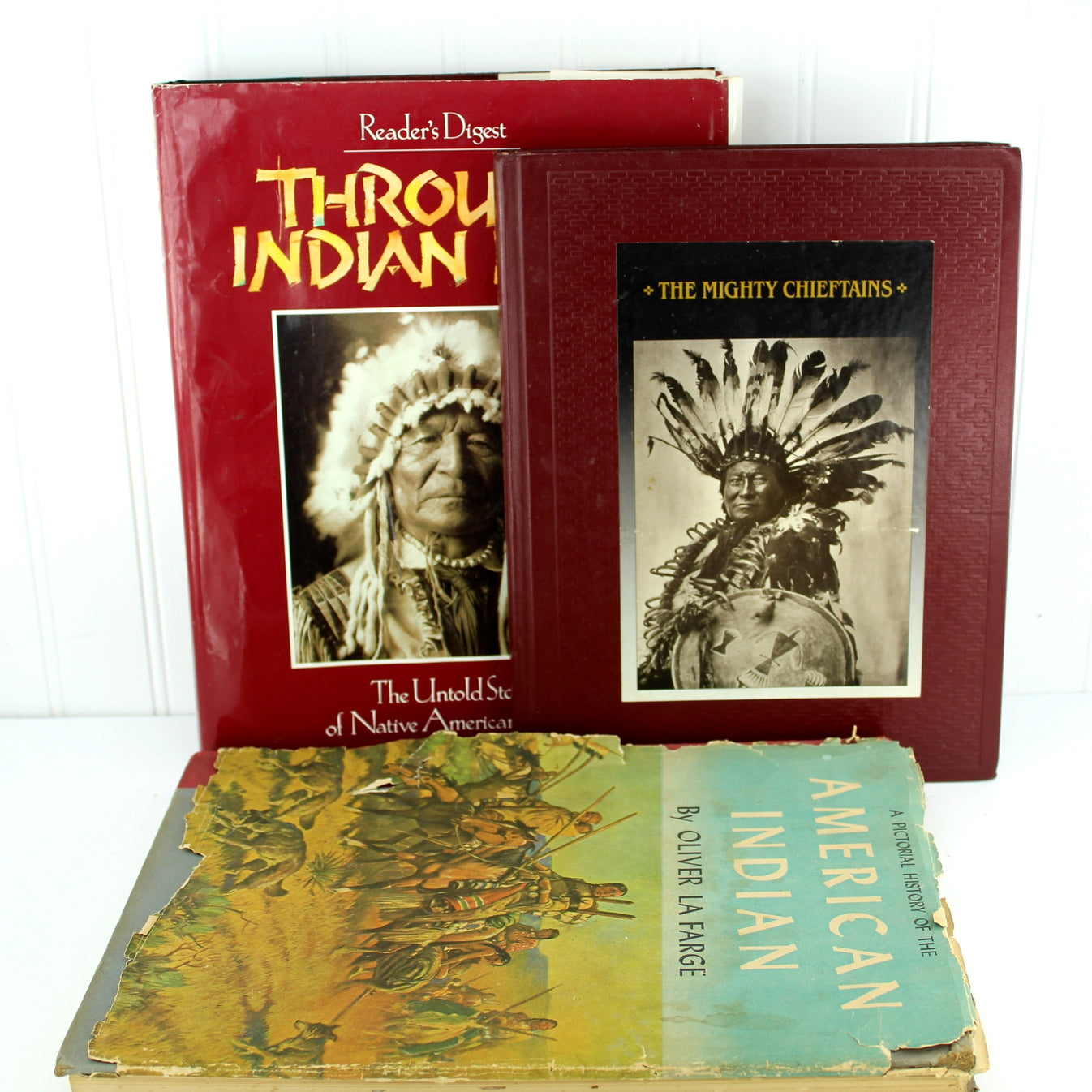 Collection 3 Vintage Books Native American Through Indian Eyes Mighty ...