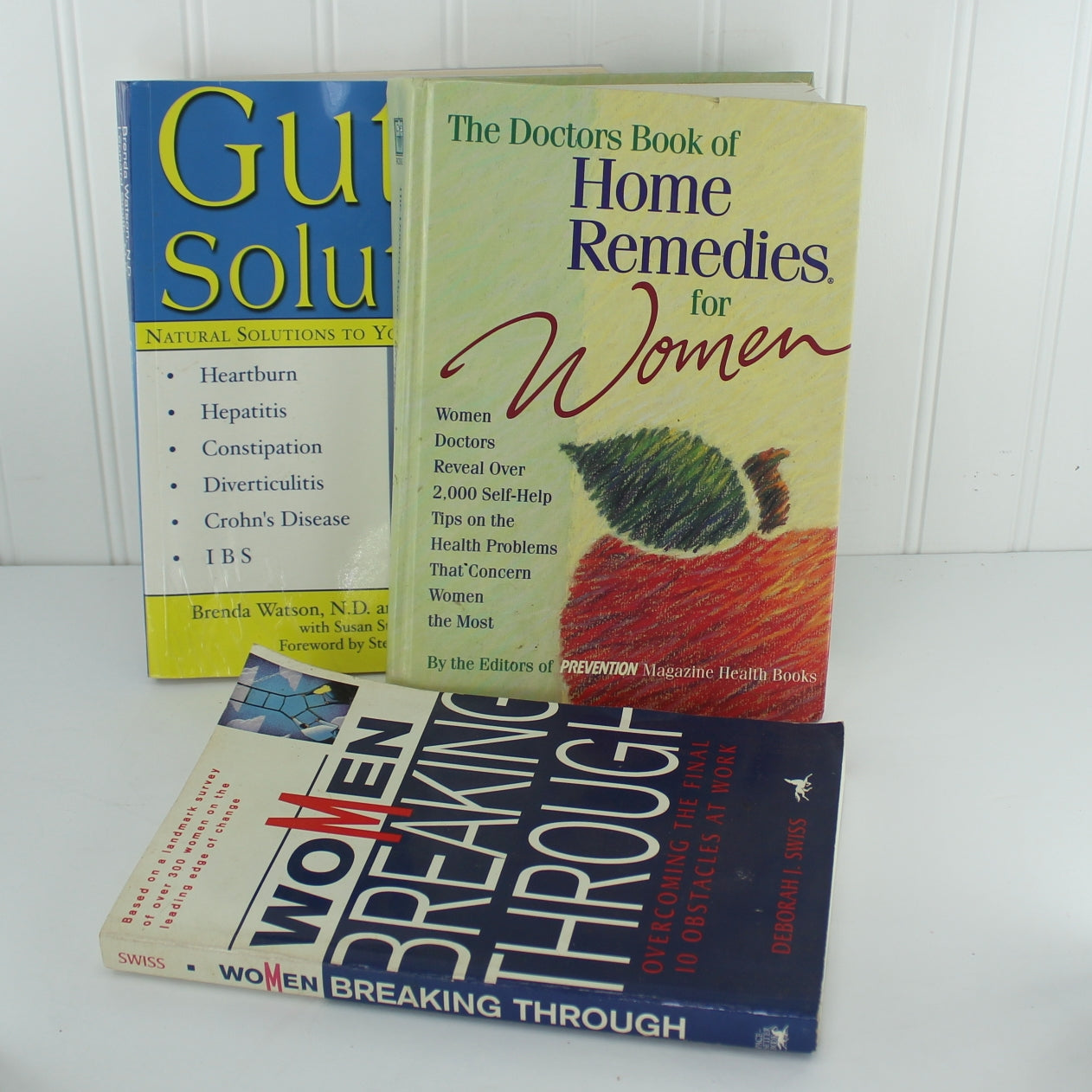 Collection 3 Books Women's Health Well Being