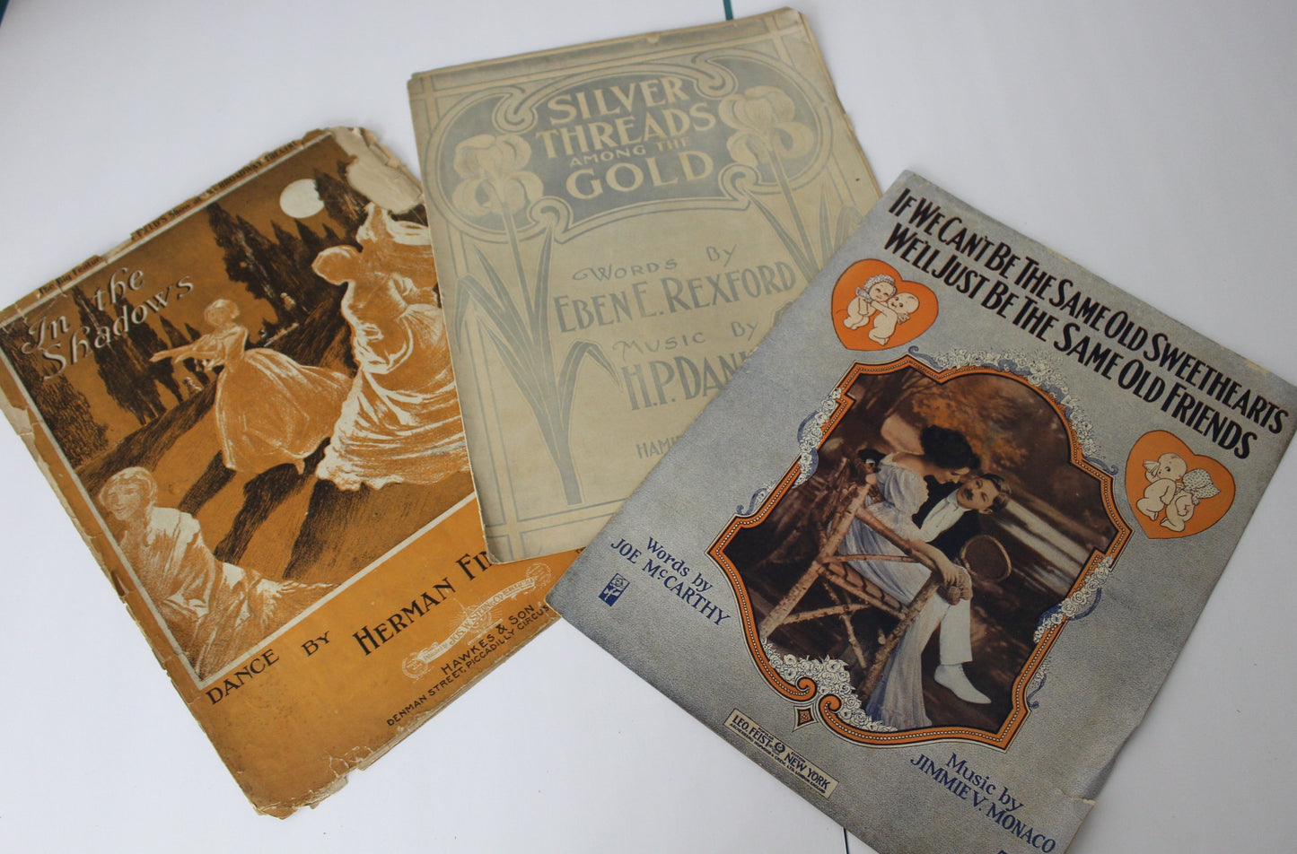 Collection 100+ Antique Vintage 1920s WW1 Romantic Sheet Music Song Books Music Use Papercraft DIY we can't be the same old sweethearts