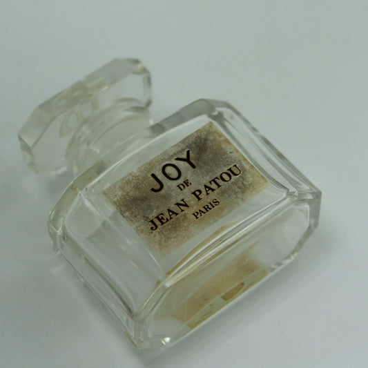 Jean Patou Joy Vintage Empty Bottle in Box HP Stopper Pochet Courval