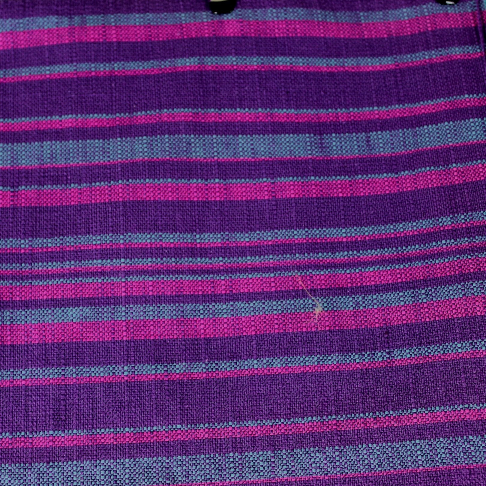 Heavy Fabric Stripe Purple Magenta Blue 3 Yards X 48" DIY Decor Crafts