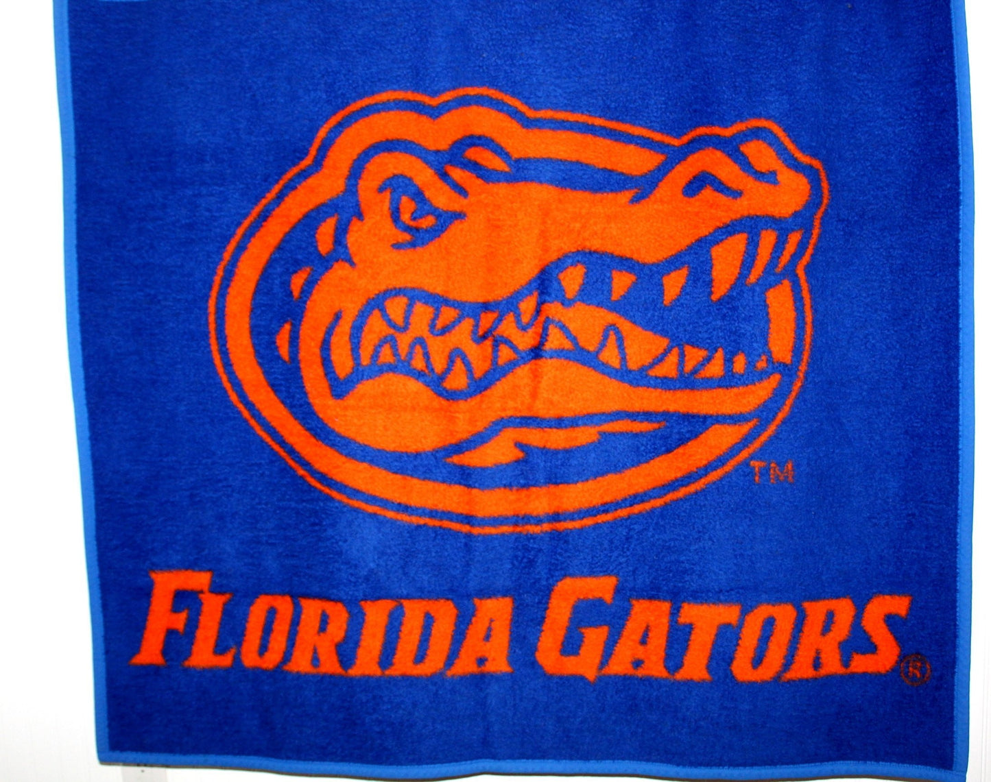 Biederlack Florida Gators Blanket Poly Acrylic Collectible Alligator Logo plush