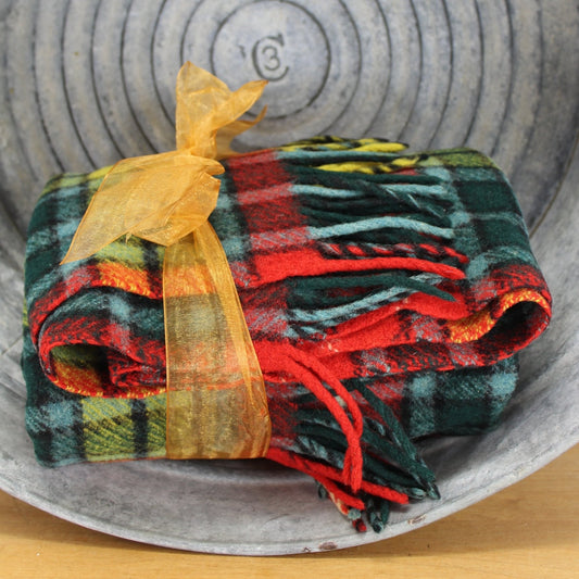 gorgeous colors vibrant dense wool long fringe spectacular throw blanket