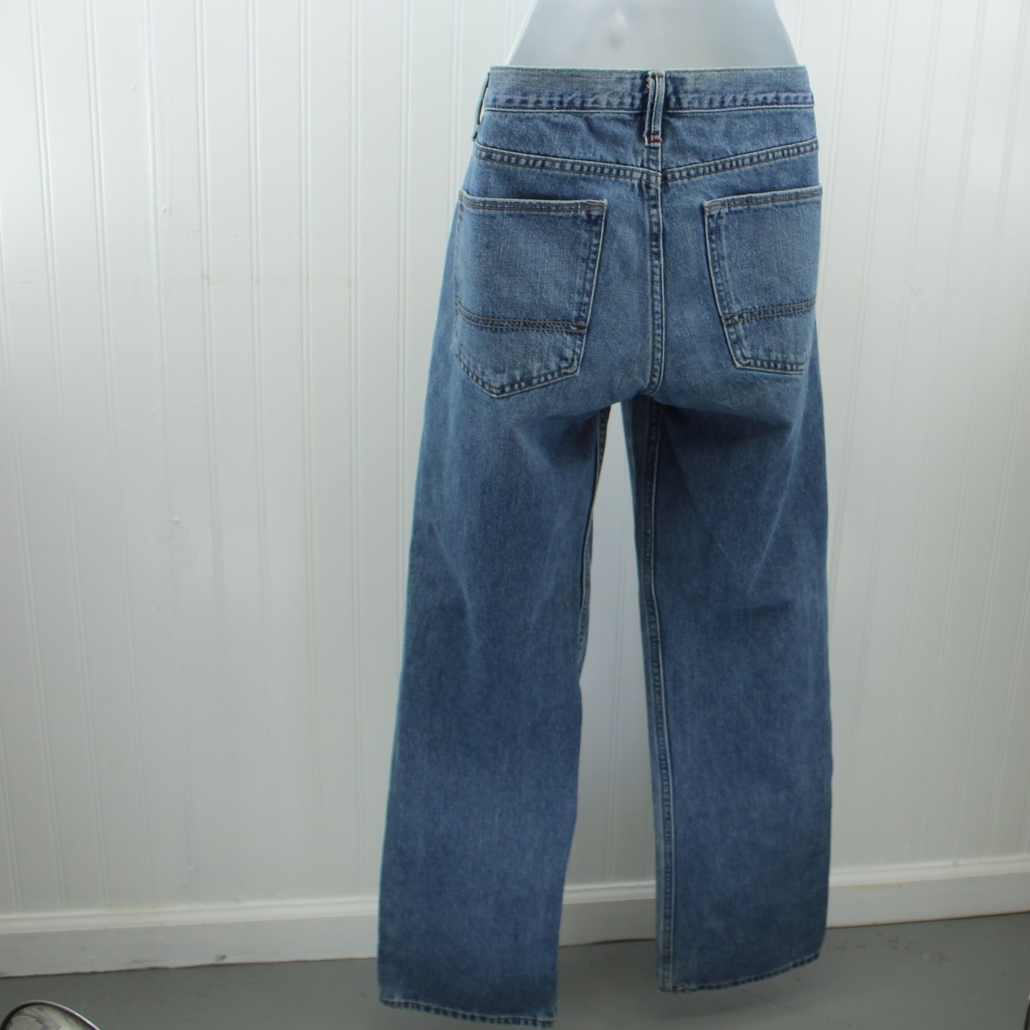 Arizona 100% Cotton Jeans Blue Straight Cut 32X32 back pix jeans