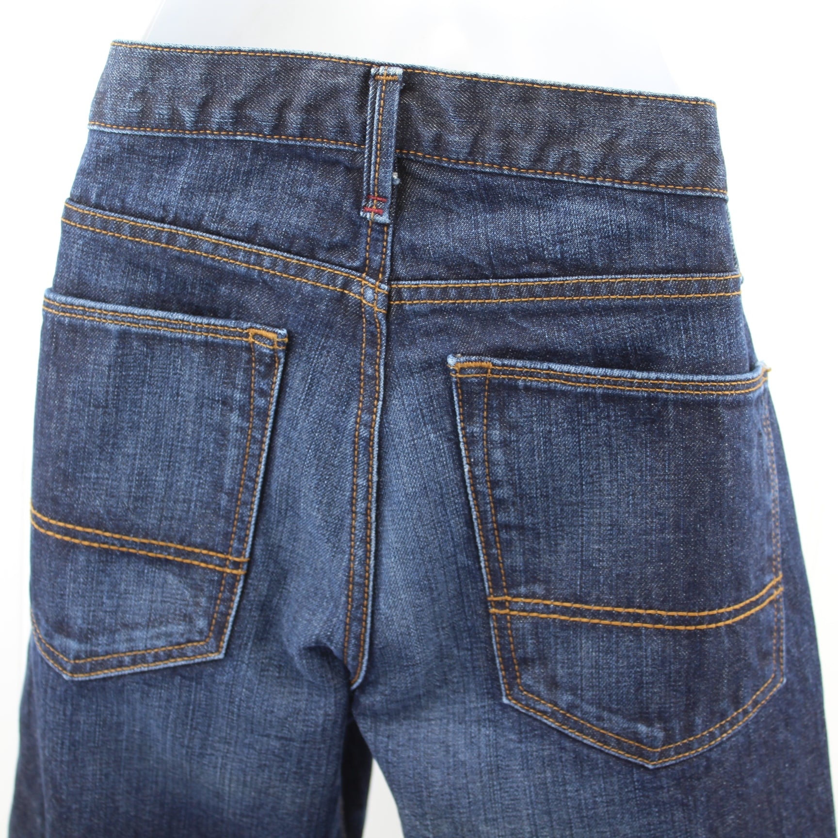 Arizona 100% Cotton Jeans Dark Blue Straight Cut 32X32 no flaws sturdy double seam