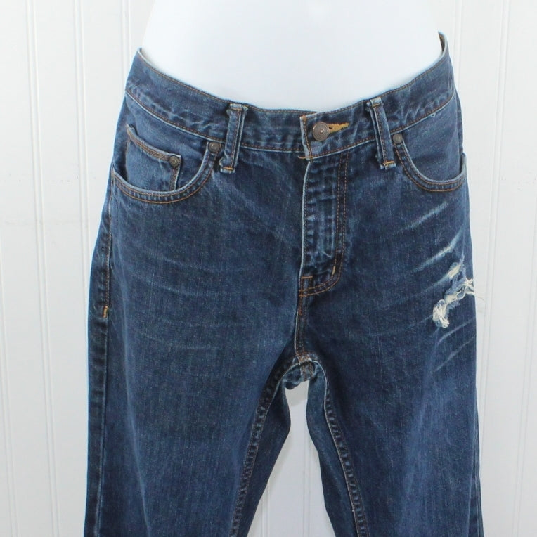 Arizona 100% Cotton Jeans Minor Distress 32X32 Orig Boot Cut good substantial jeans