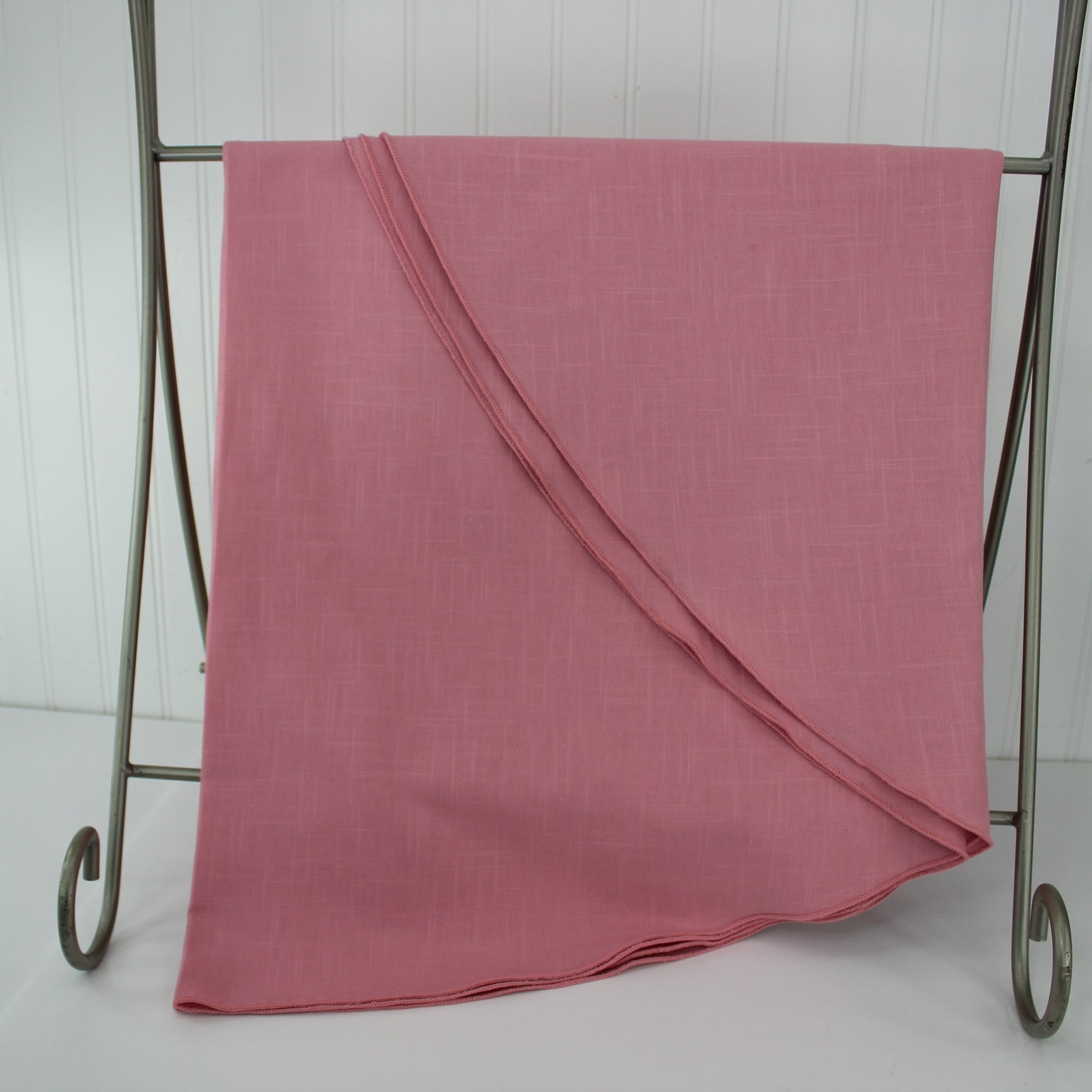 Round 70" Rose Pink Tablecloth Acrylic Poly  Blend EZ Care