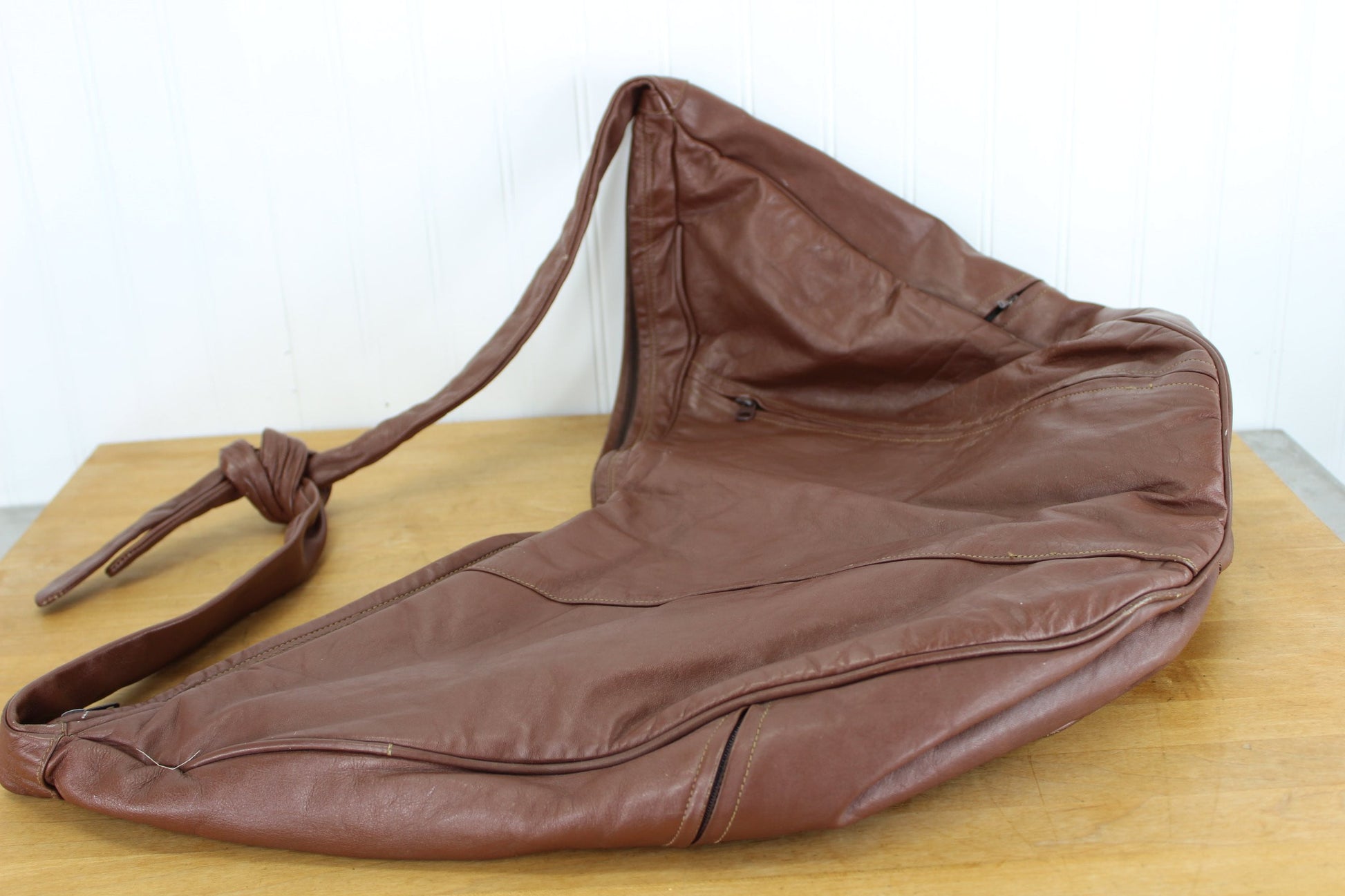 Flores Bags Leather Sling Shoulder Tote Carryall Bag - Tie Shoulder Handle - Extra Large  shopper