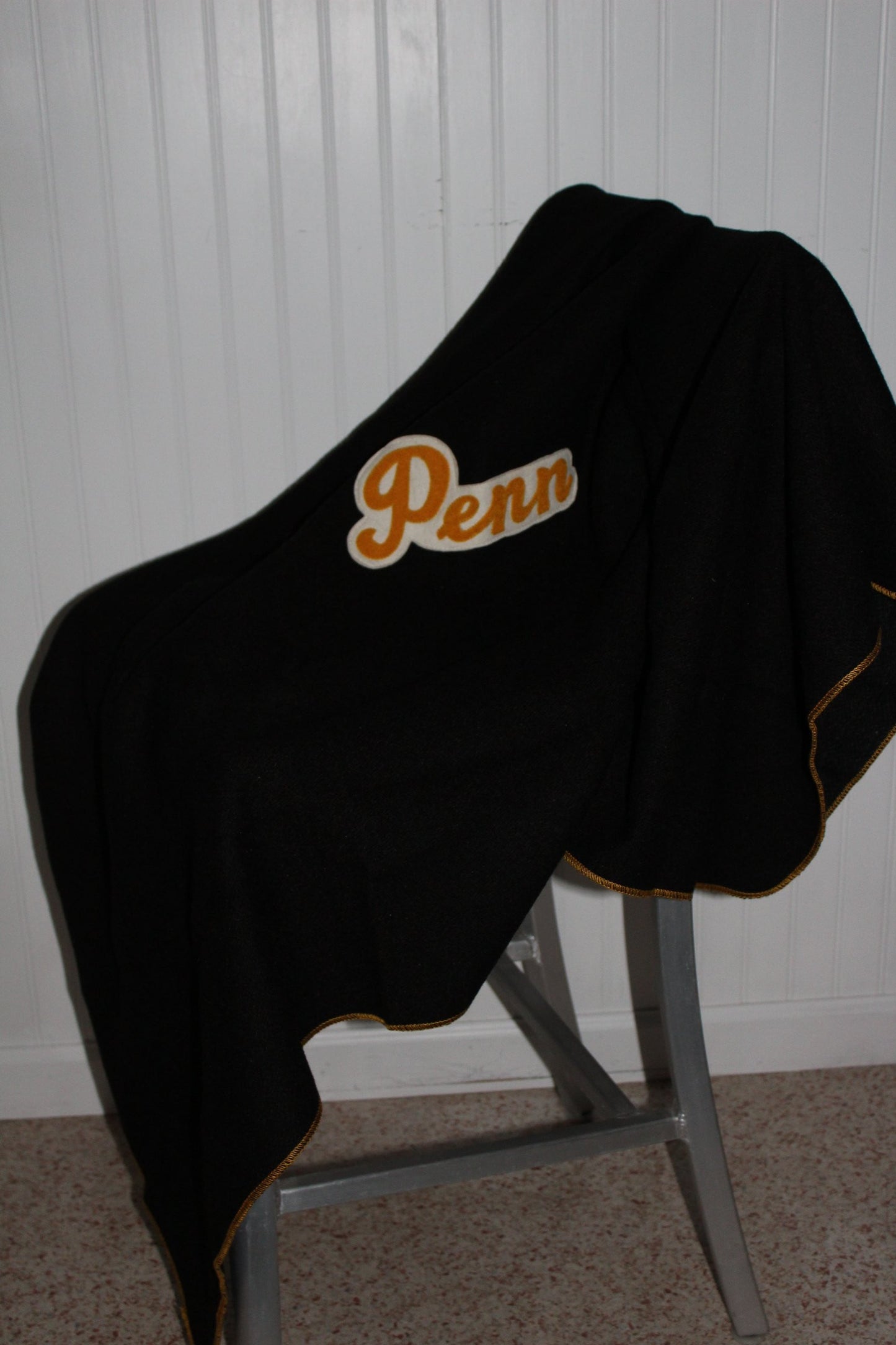 Unbranded Wool Stadium Blanket - "PENN" Penn High School Mishawaka Indiana - 40" X 63"