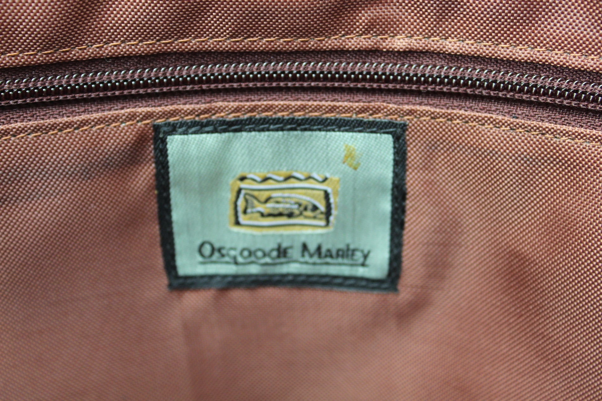 Osgoode Marley Brandy Leather Crossbody Messenger Shoulder Bag 16 1/2" original maker ribbon label