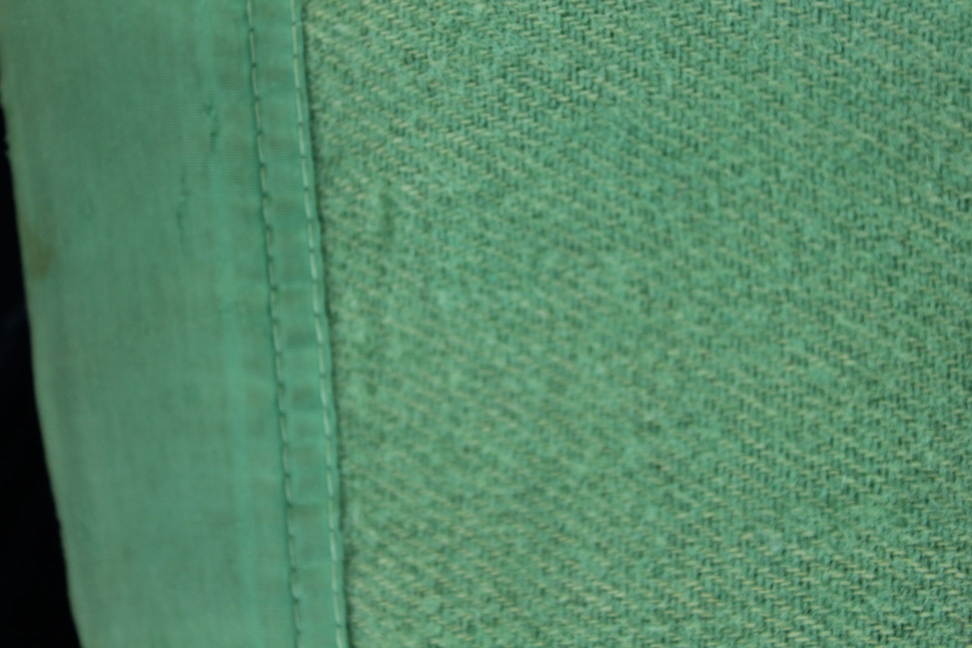 Chatham Wool Blanket - 1940s 50s - Green Soft Nice Weave - 66" X 79" nice mottled weave