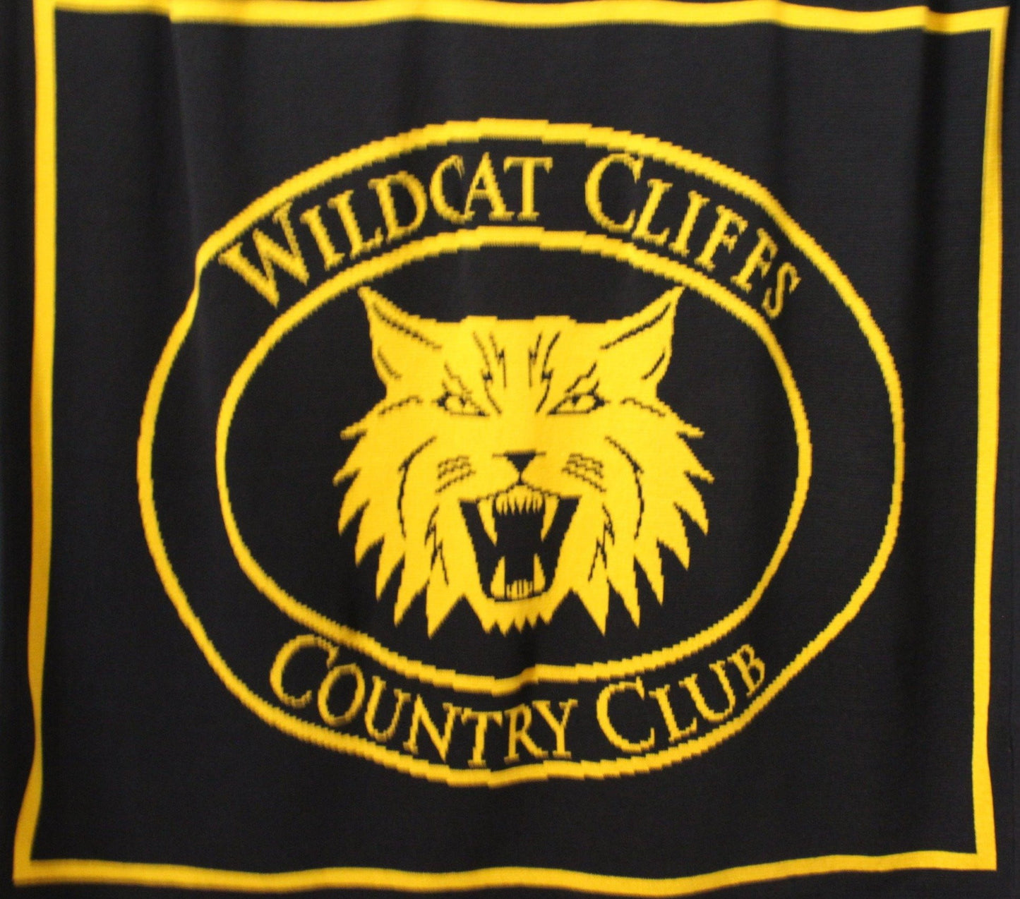 Wildcat Cliffs CC Blanket Acrylic Sweater Knit Highlands NC Made USA