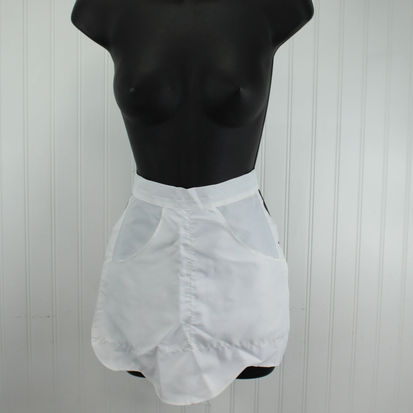 Mid Century Diner Car Hop Apron 1950's Dacron Poly White Queen Brand b –  Olde Kitchen & Home