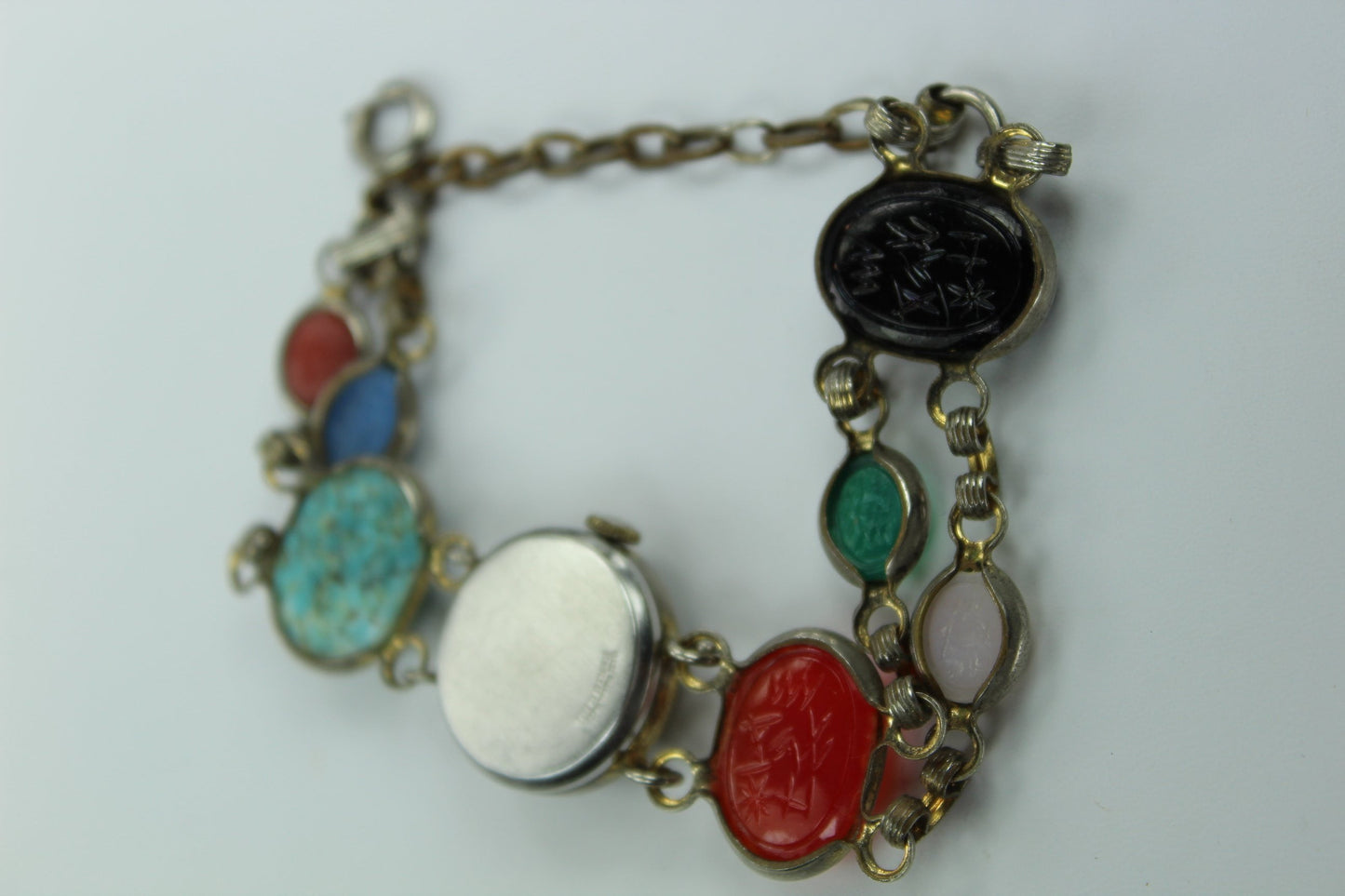 Vintage Scarab Watch Running NEWPORT 17 Jewels  Mid Century 1950s