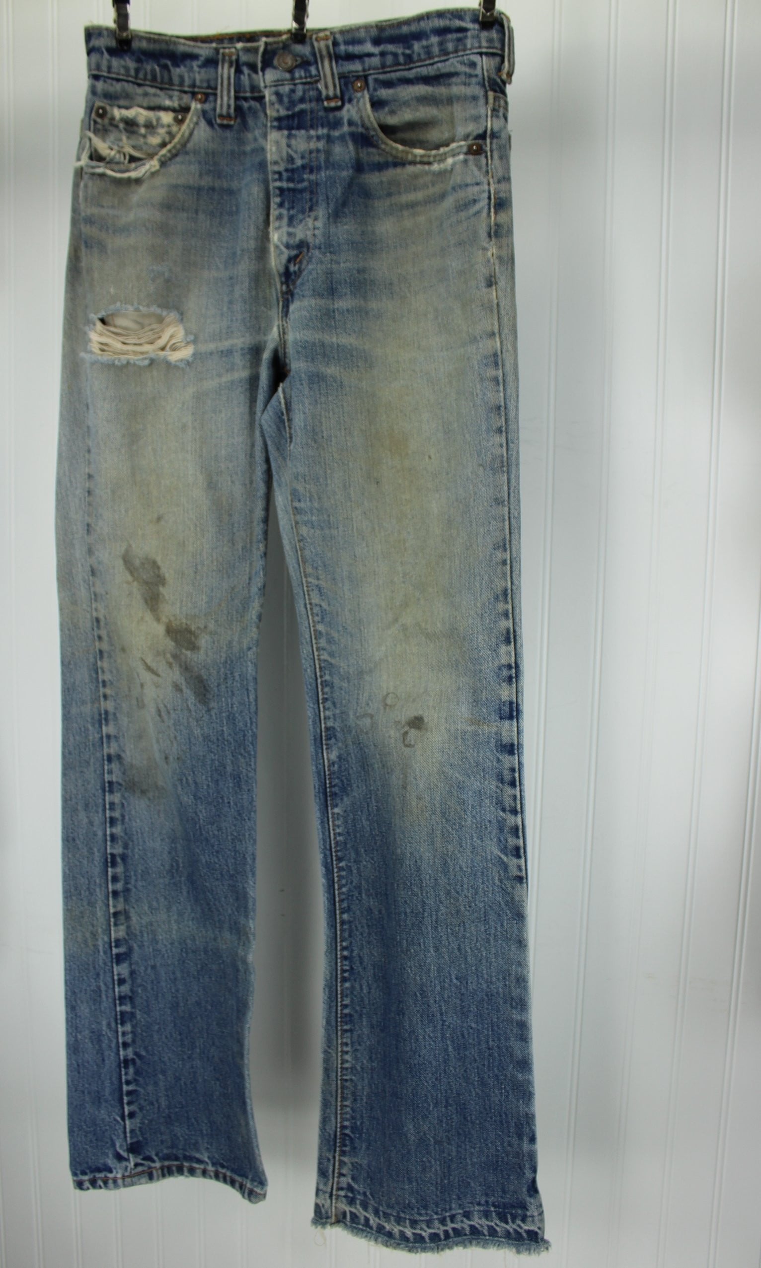 Vintage Levi's Skate Boarder Distressed Grunge  Jeans - Early 1990s - Waist 29" Red Tab